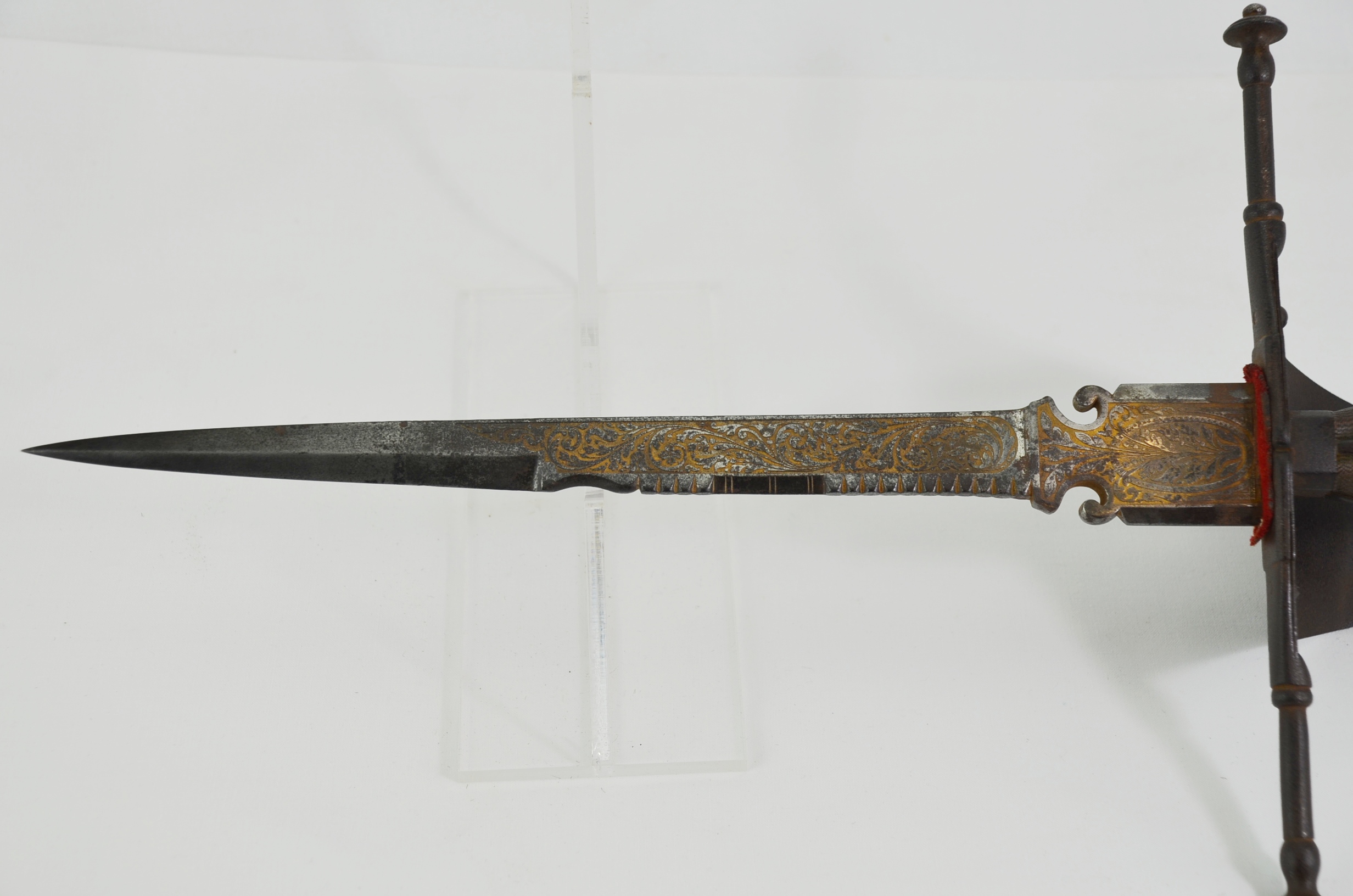 Decorated Iron Main-Gauche from Toledo Circa 1880 - Image 3