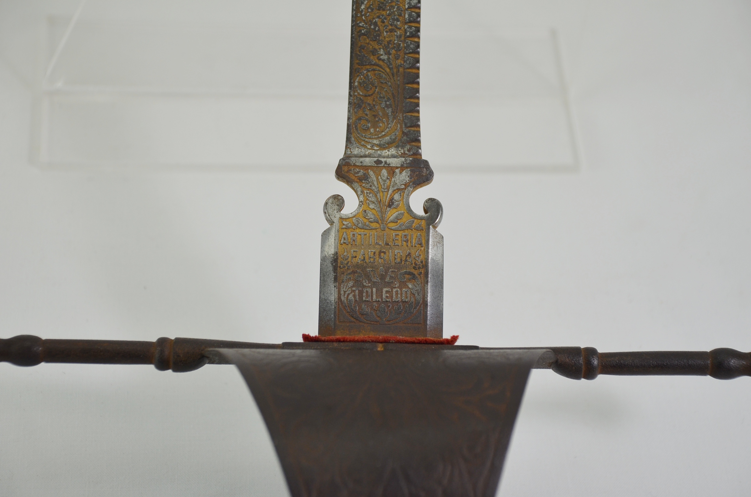 Decorated Iron Main-Gauche from Toledo Circa 1880 - Image 6