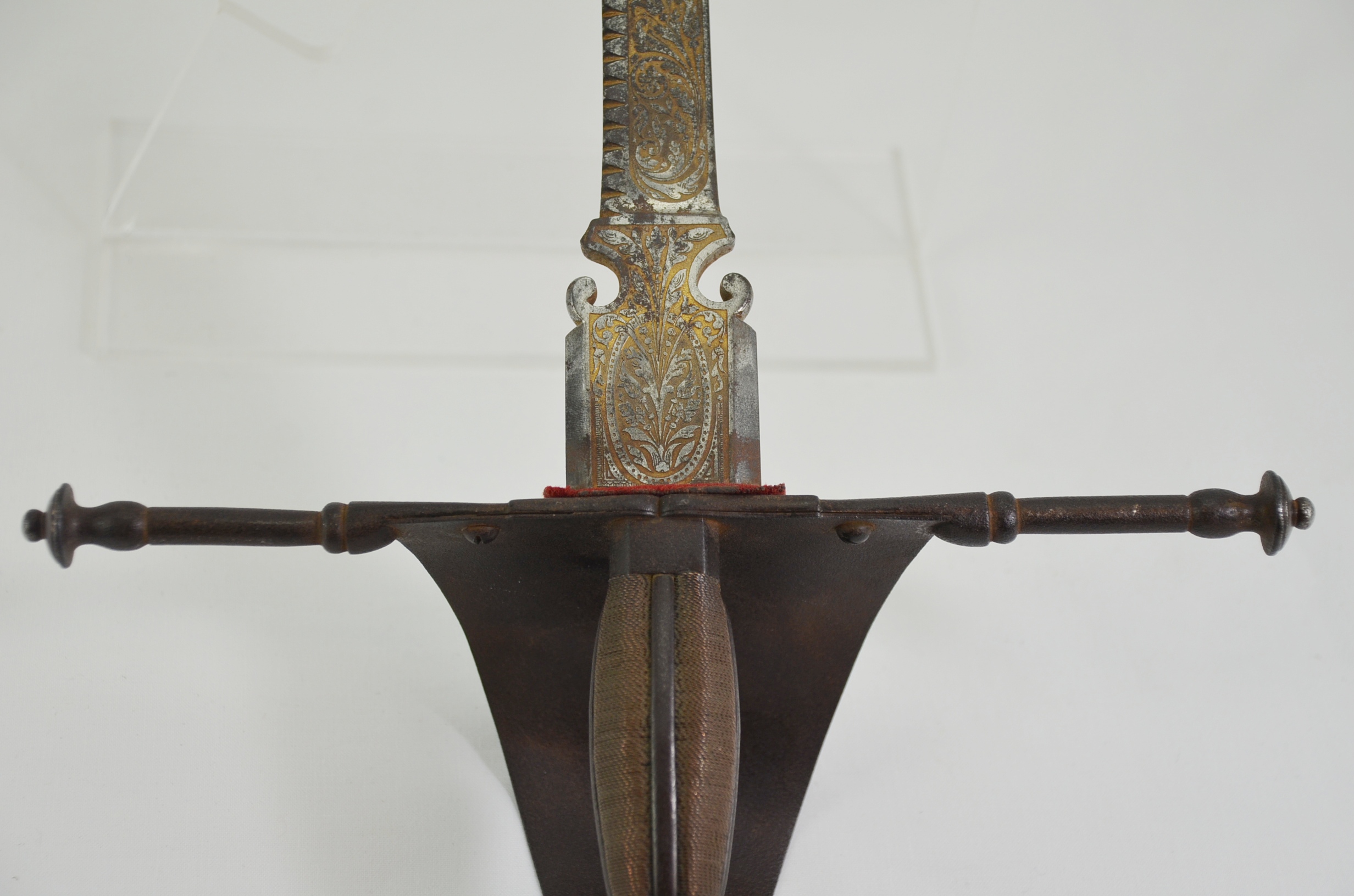 Decorated Iron Main-Gauche from Toledo Circa 1880 - Image 7