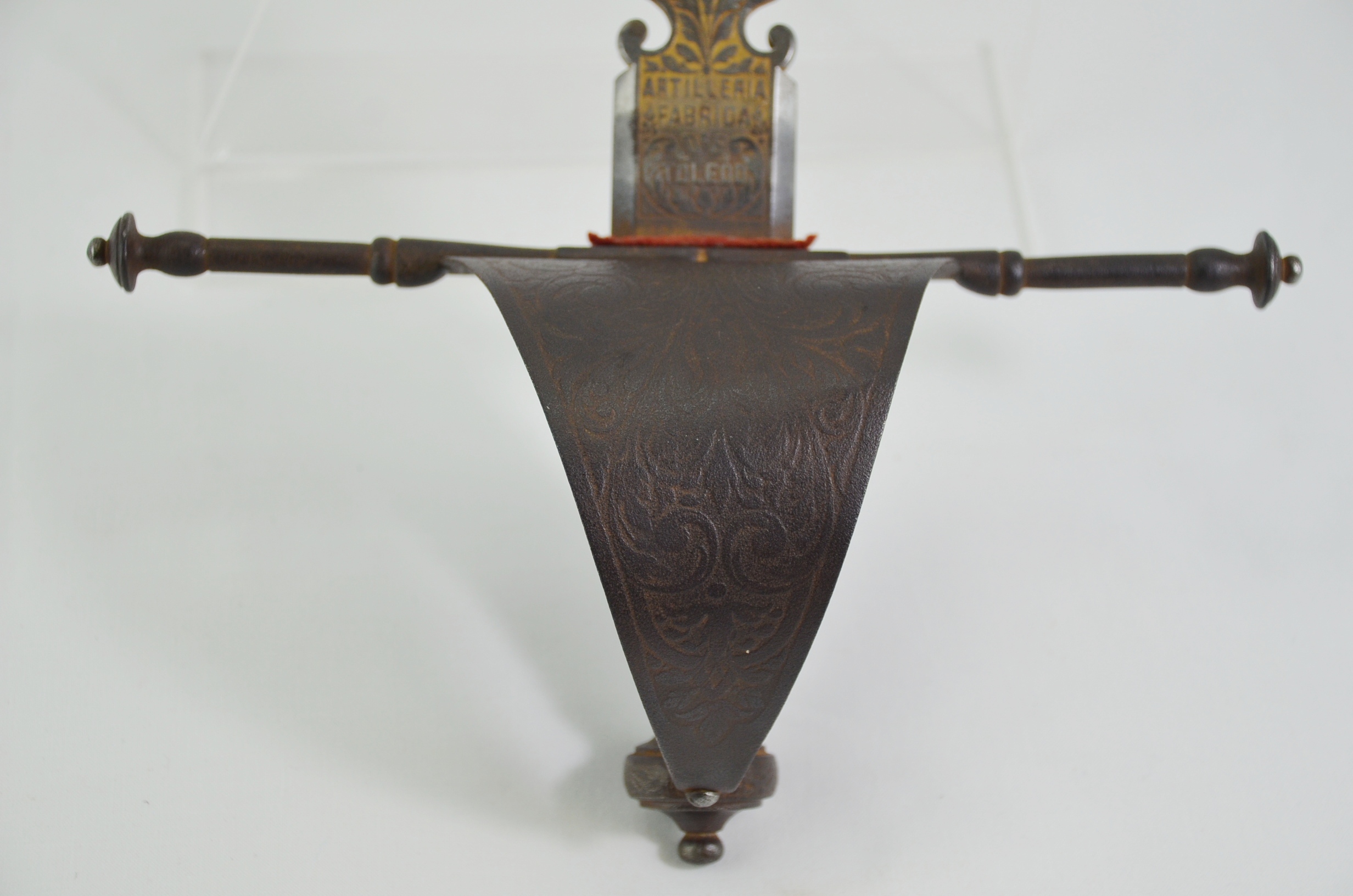 Decorated Iron Main-Gauche from Toledo Circa 1880 - Image 8