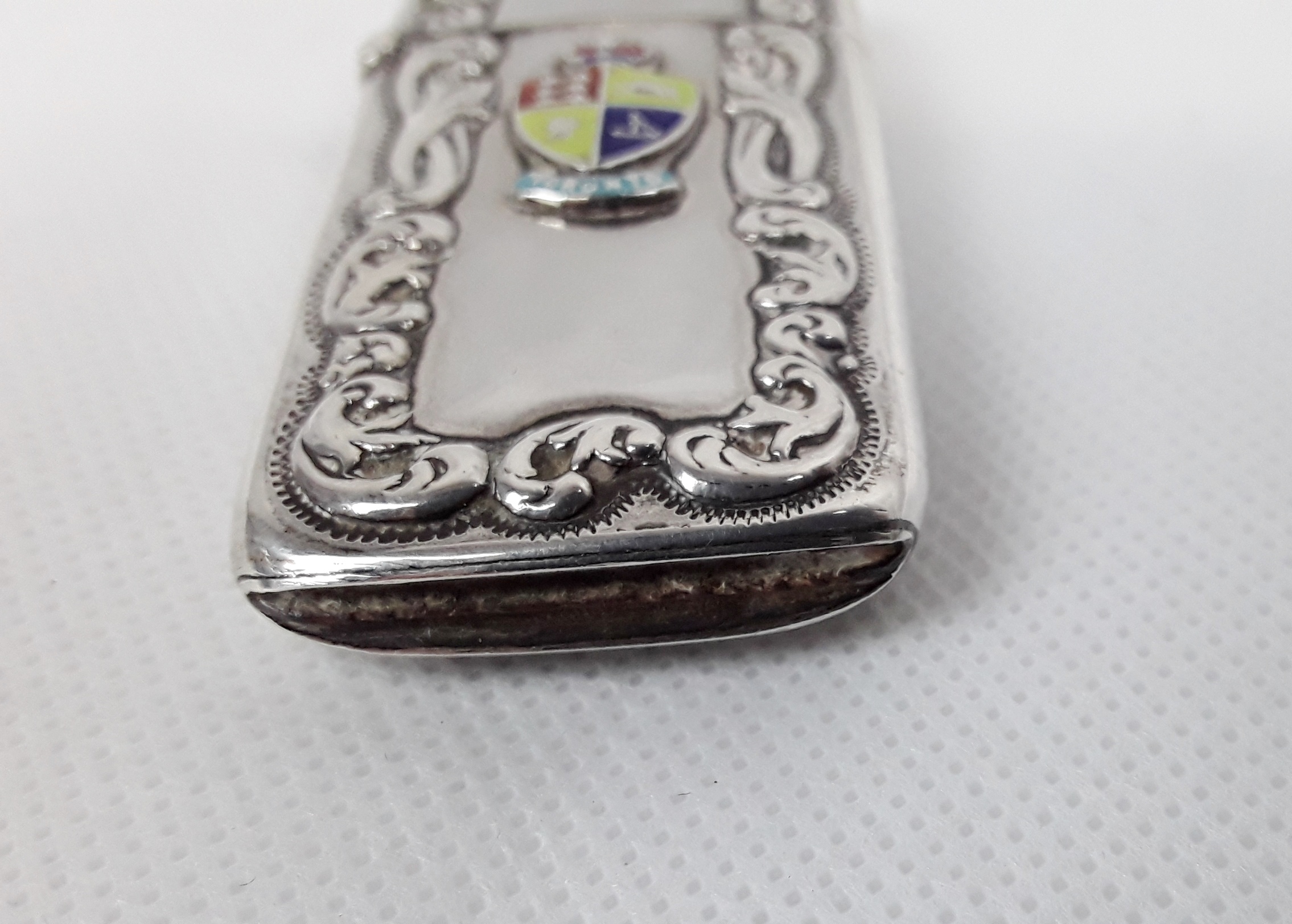Silver Vesta Case with Enamel Toronto Badge - Image 4