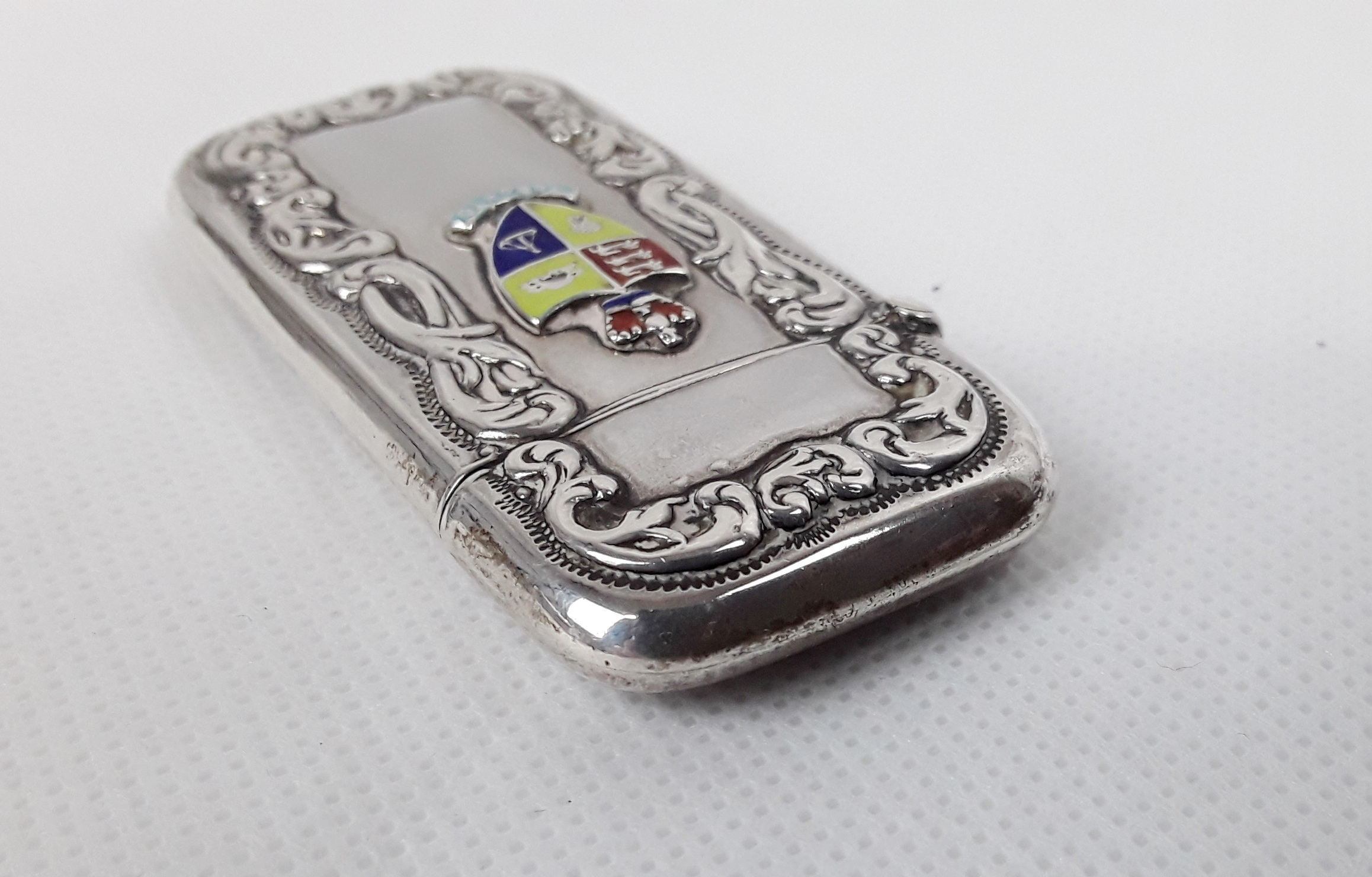 Silver Vesta Case with Enamel Toronto Badge - Image 5