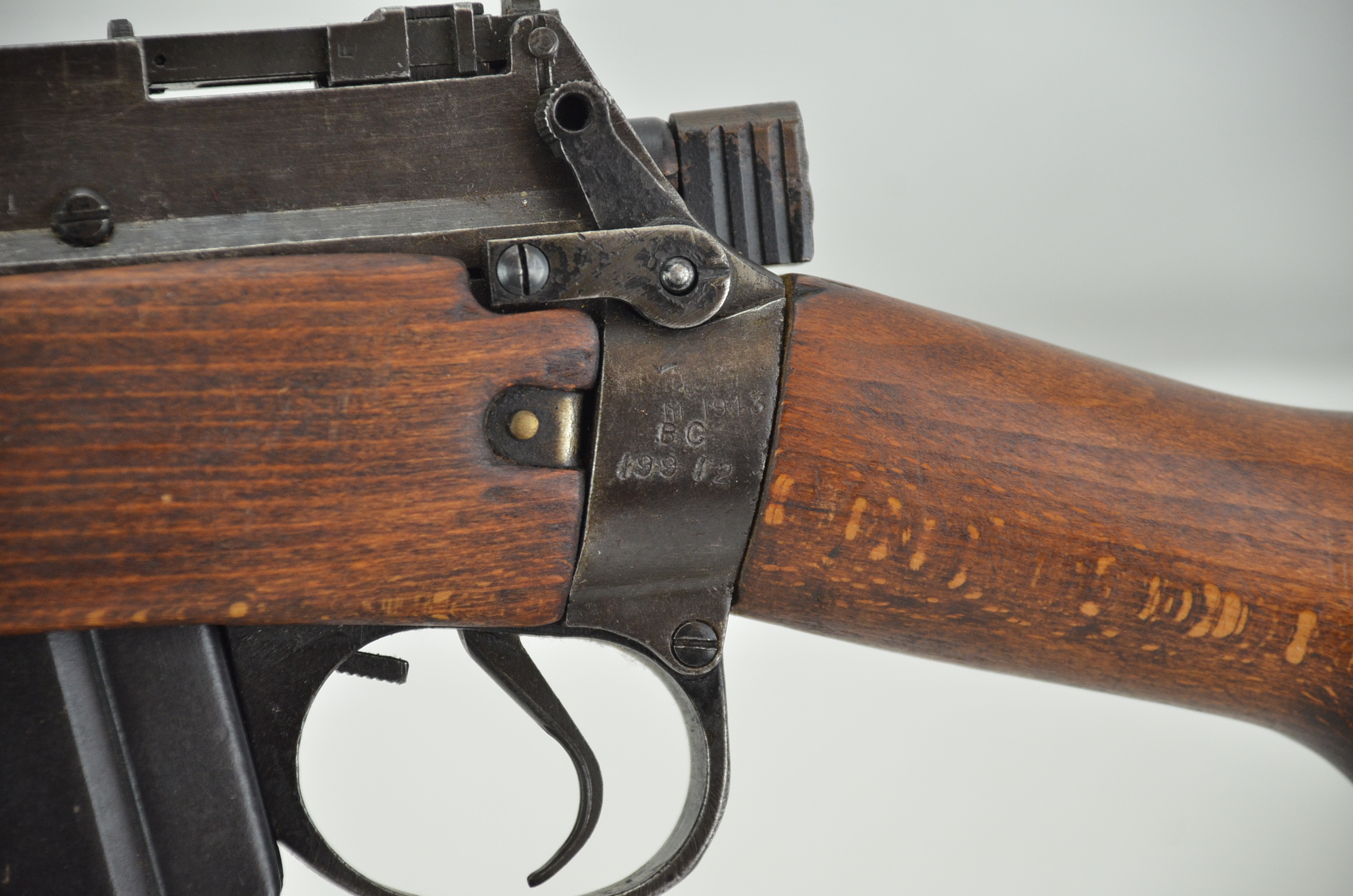 Original WW2 Lee-Enfield Rifle No.4 MK1 with Spike Bayonet - Image 11