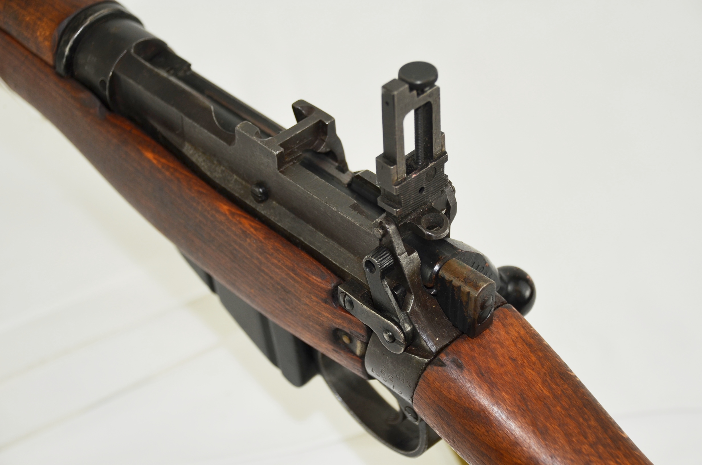 Original WW2 Lee-Enfield Rifle No.4 MK1 with Spike Bayonet - Image 15