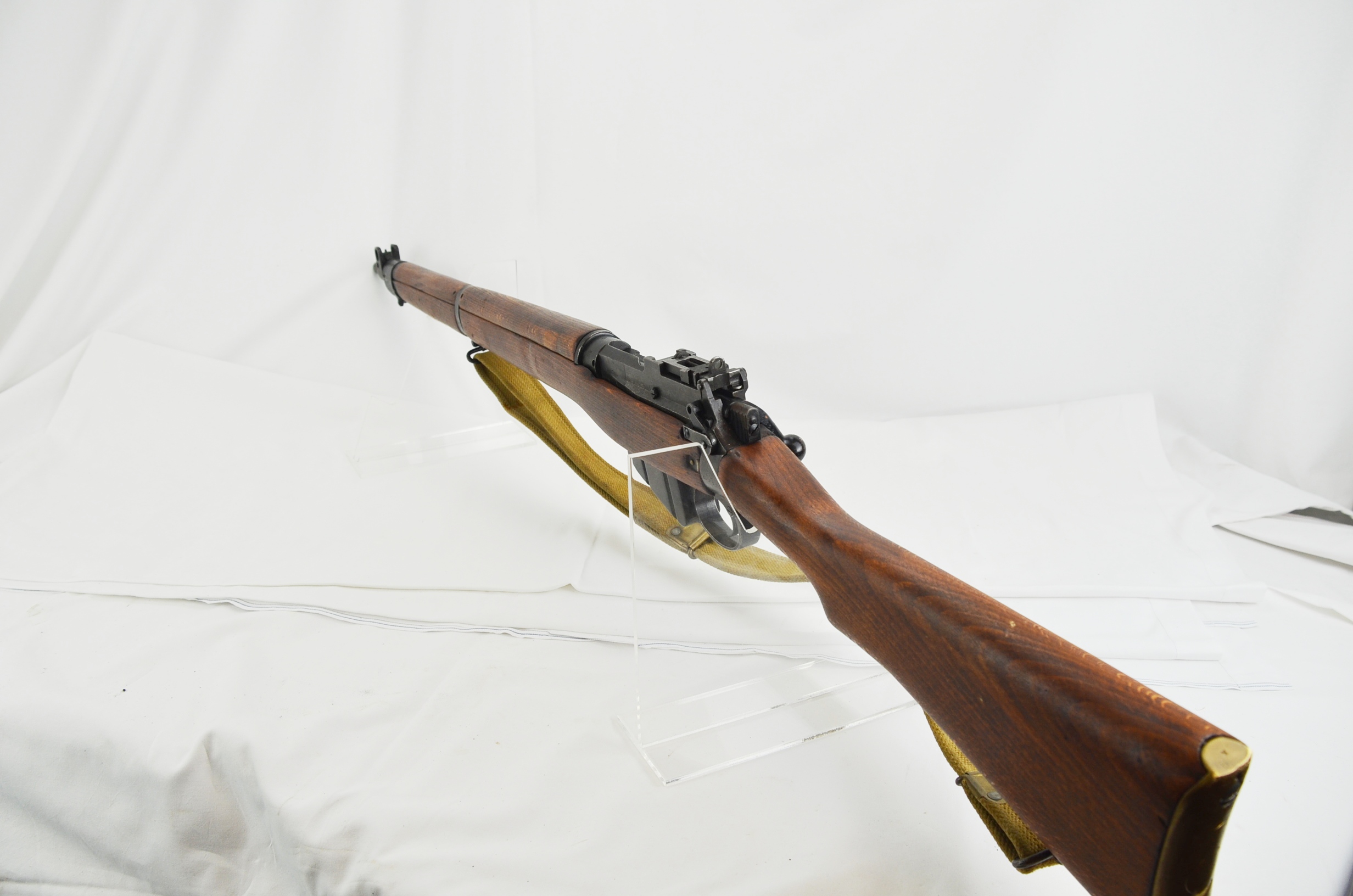 Original WW2 Lee-Enfield Rifle No.4 MK1 with Spike Bayonet - Image 6
