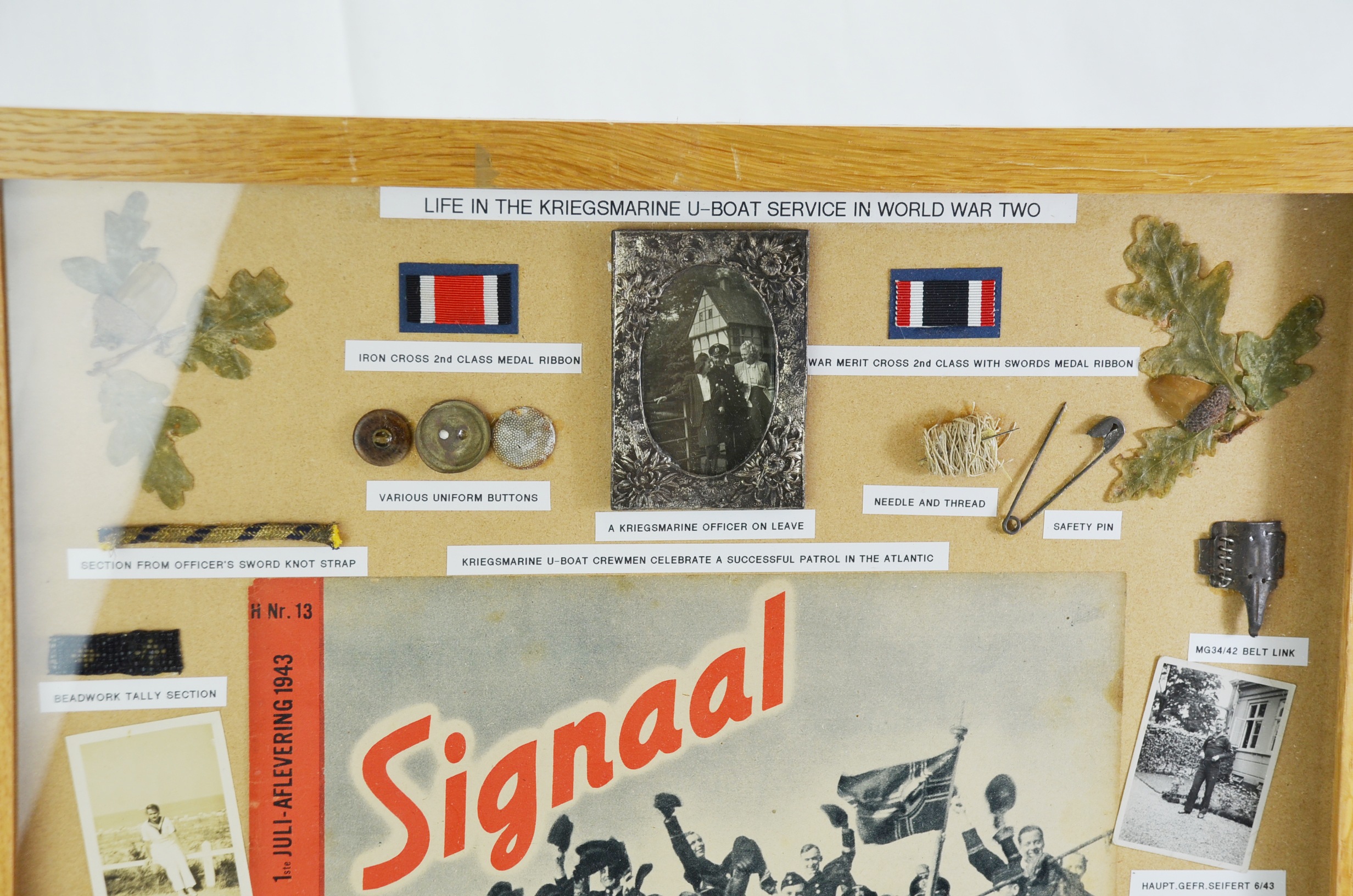 Assortment of Items from the WW2 Kriegsmarine U-boat service - Image 2