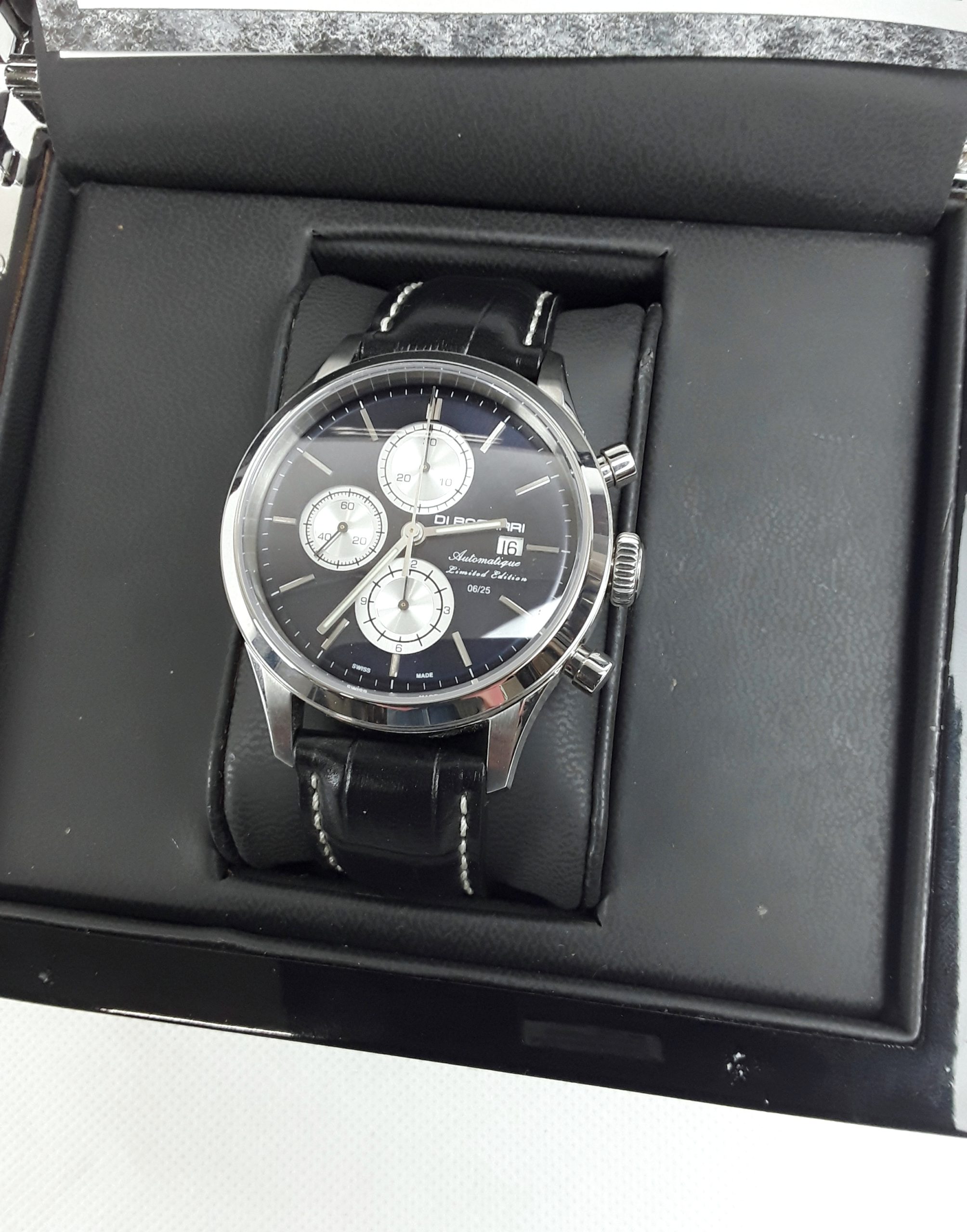 Di Bacarri 7BW571203 Gents Automatic Chronograph Wrist Watch Valjoux Cal. 7750 Movement Ltd Ed. 6 of 25 - Image 2