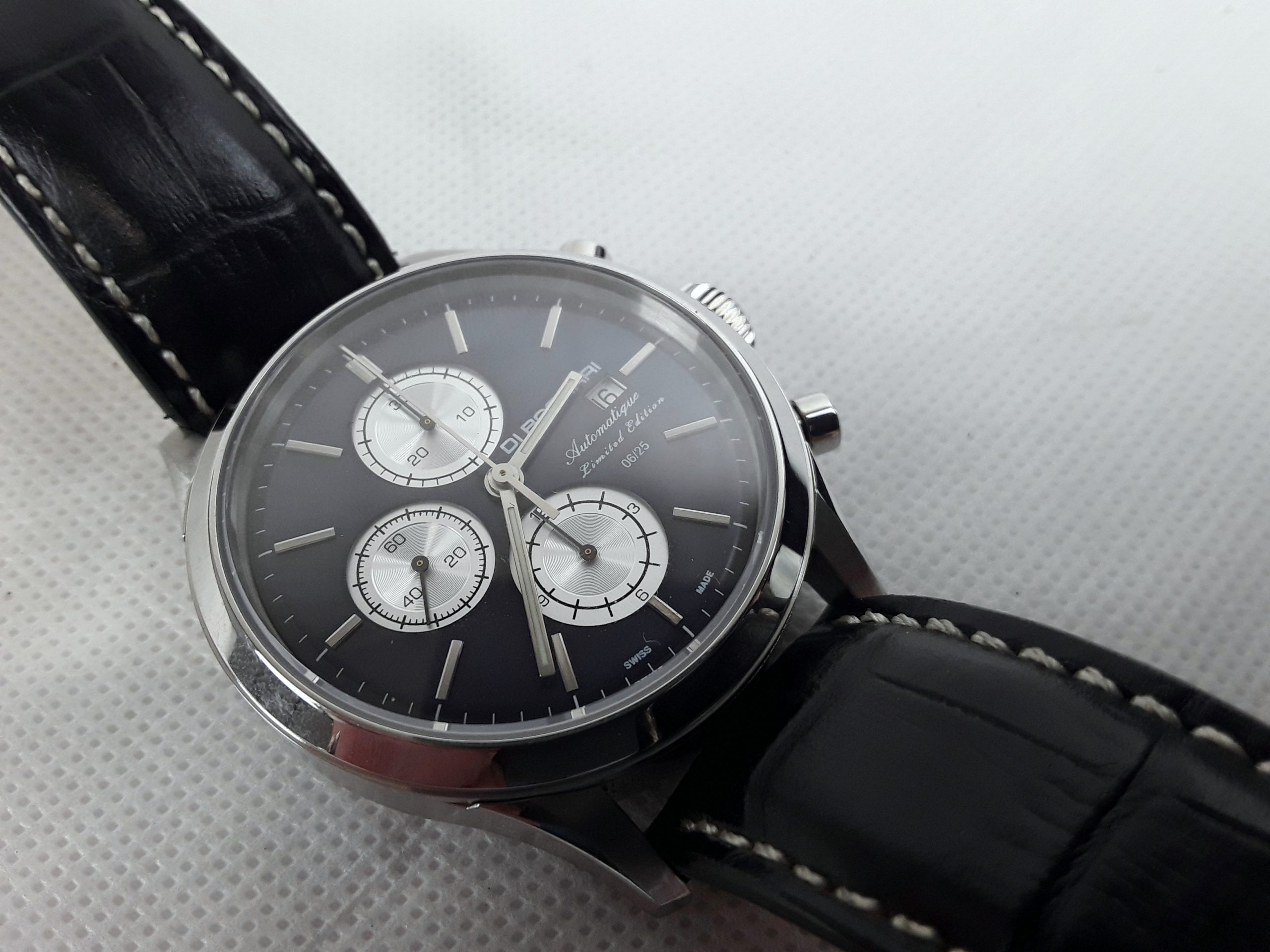 Di Bacarri 7BW571203 Gents Automatic Chronograph Wrist Watch Valjoux Cal. 7750 Movement Ltd Ed. 6 of 25 - Image 7