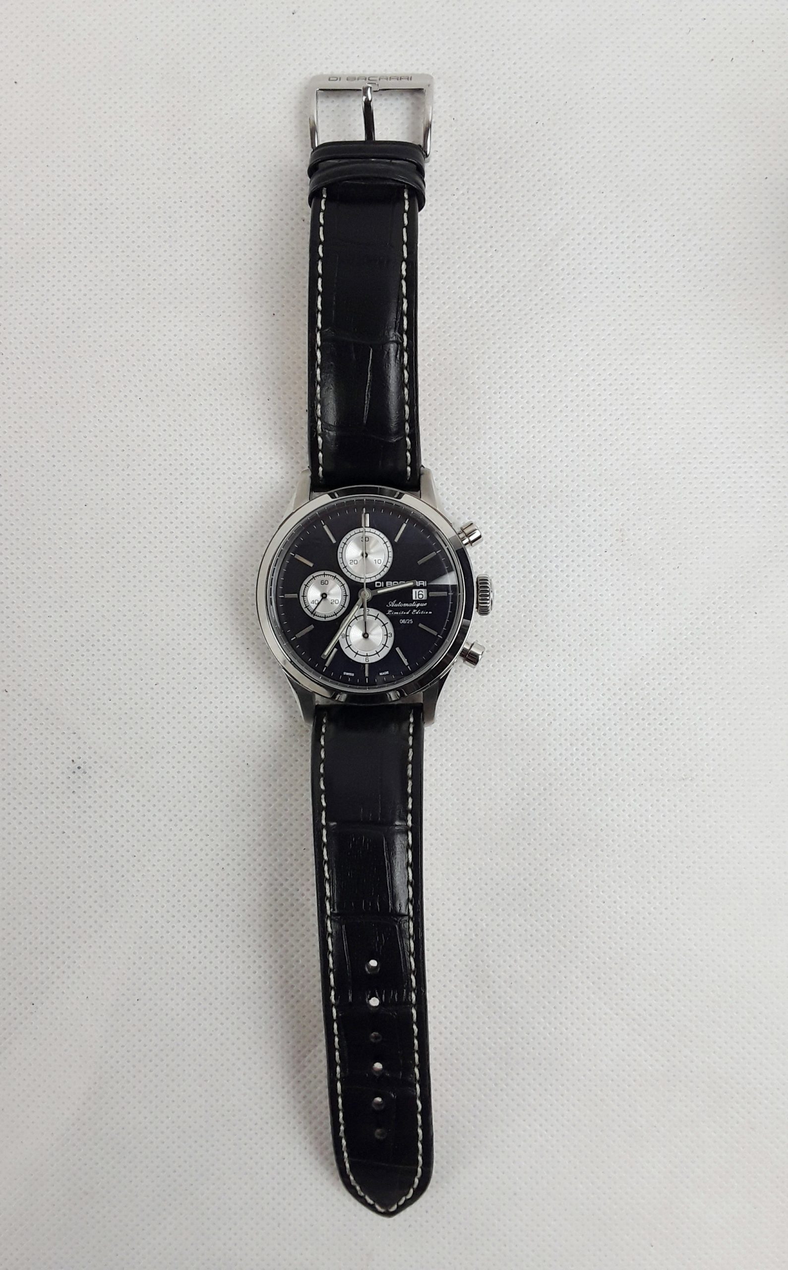 Di Bacarri 7BW571203 Gents Automatic Chronograph Wrist Watch Valjoux Cal. 7750 Movement Ltd Ed. 6 of 25 - Image 8