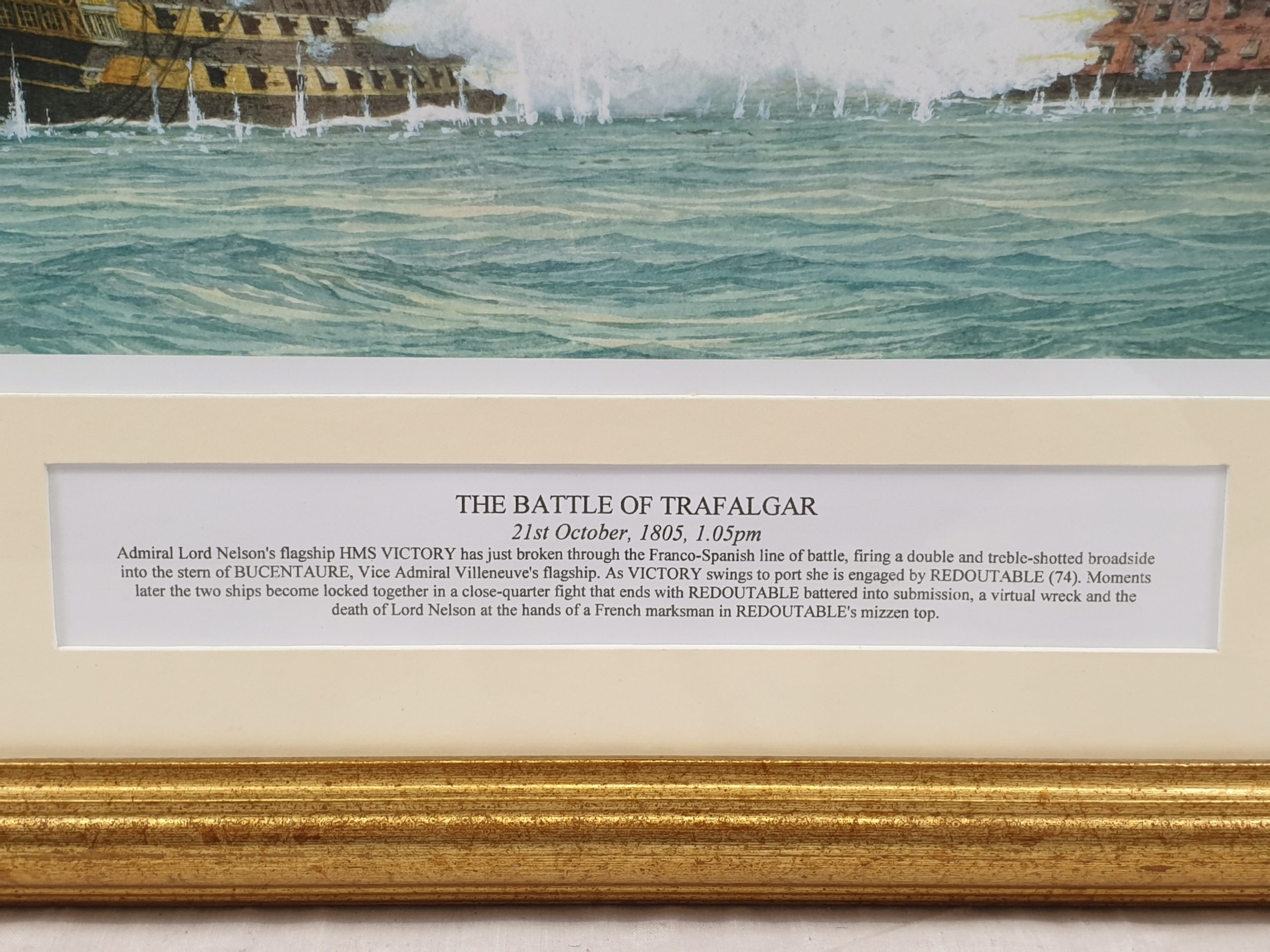 Keith Bacon Battle Of Trafalgar Print - Image 5