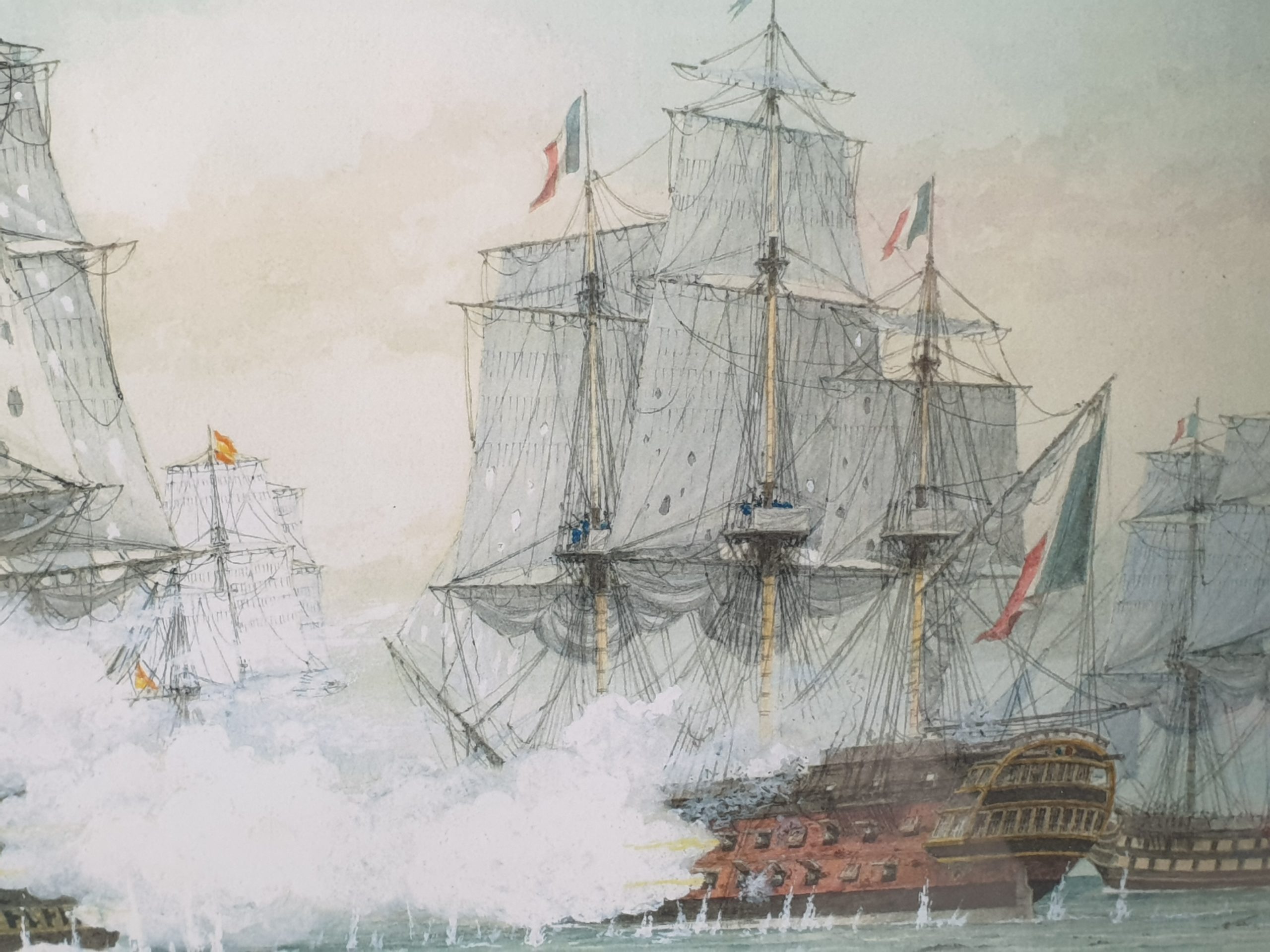 Keith Bacon Battle Of Trafalgar Print - Image 3