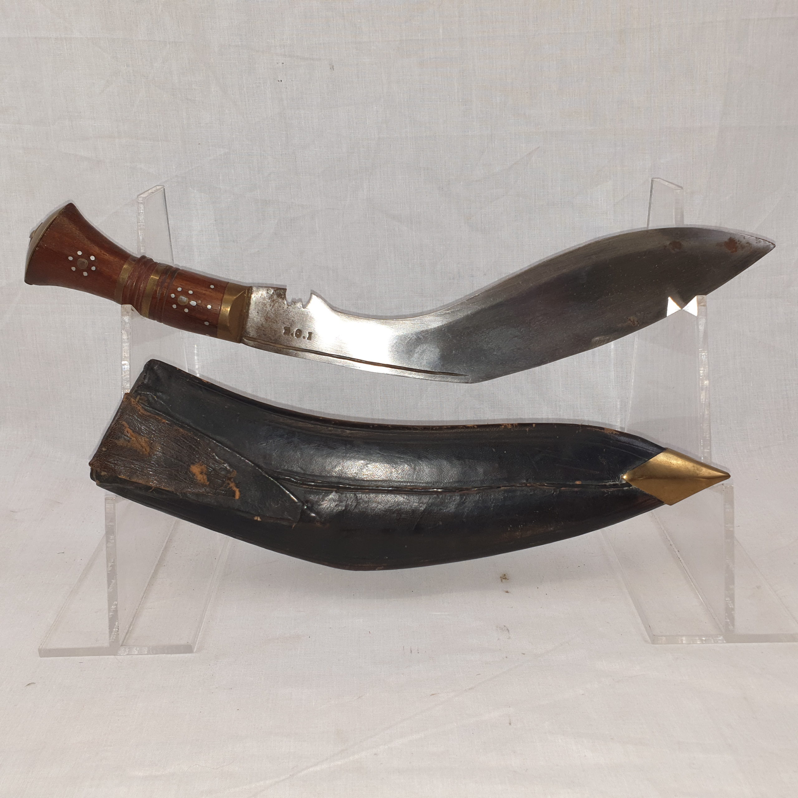 Kukri In Leather Scabbard