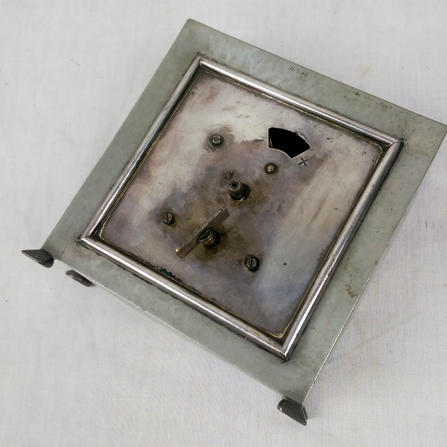 Early 20th Century Liberty Tudric Pewter Mantle Clock - Image 8