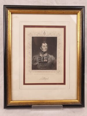 Early 19th Century Framed Print Of Major General Sir Charles William Doyle