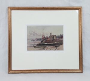 Martin Snape (1852-1930) - Watercolour Of Chatham, Kent