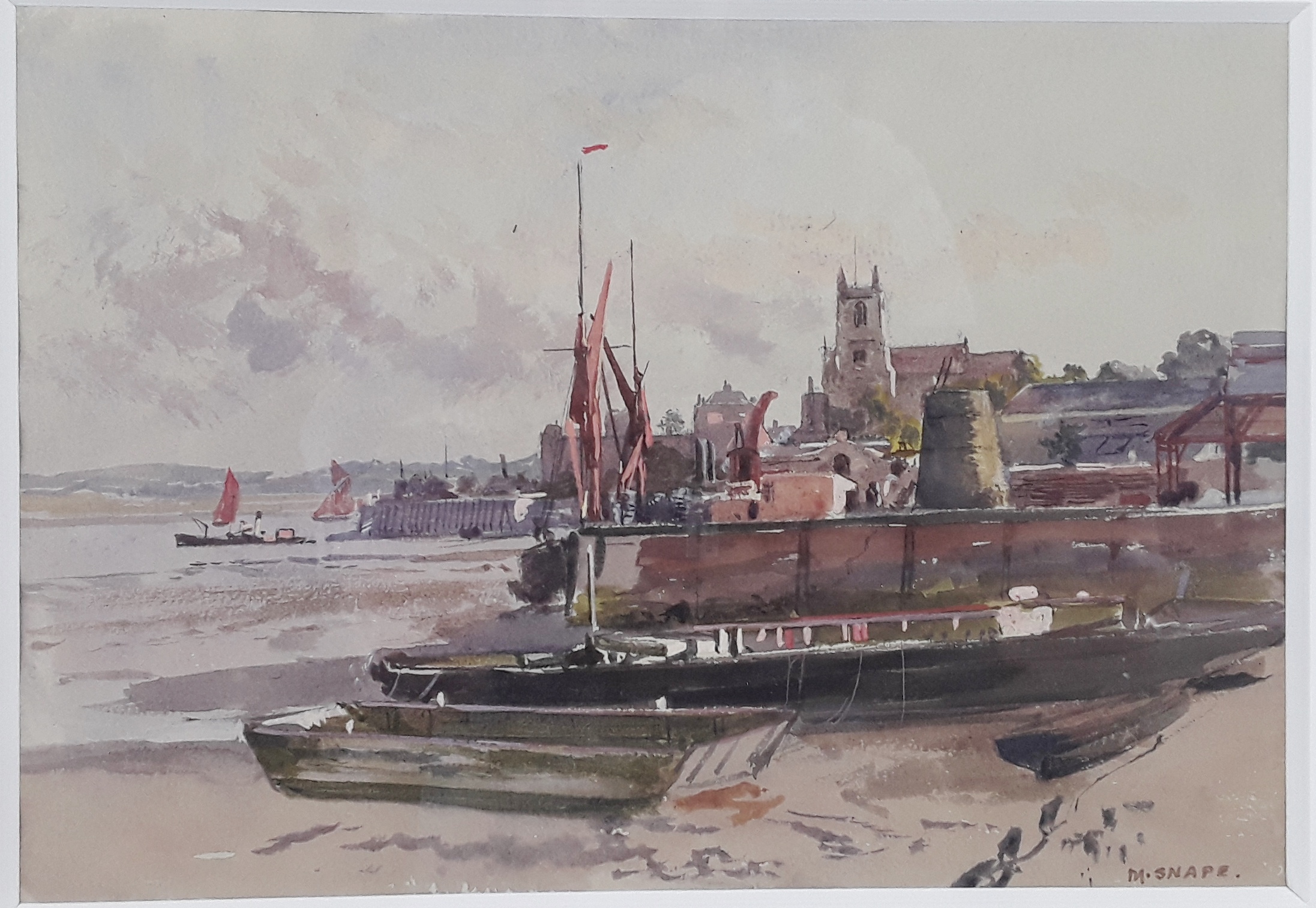 Martin Snape (1852-1930) - Watercolour Of Chatham, Kent - Image 4