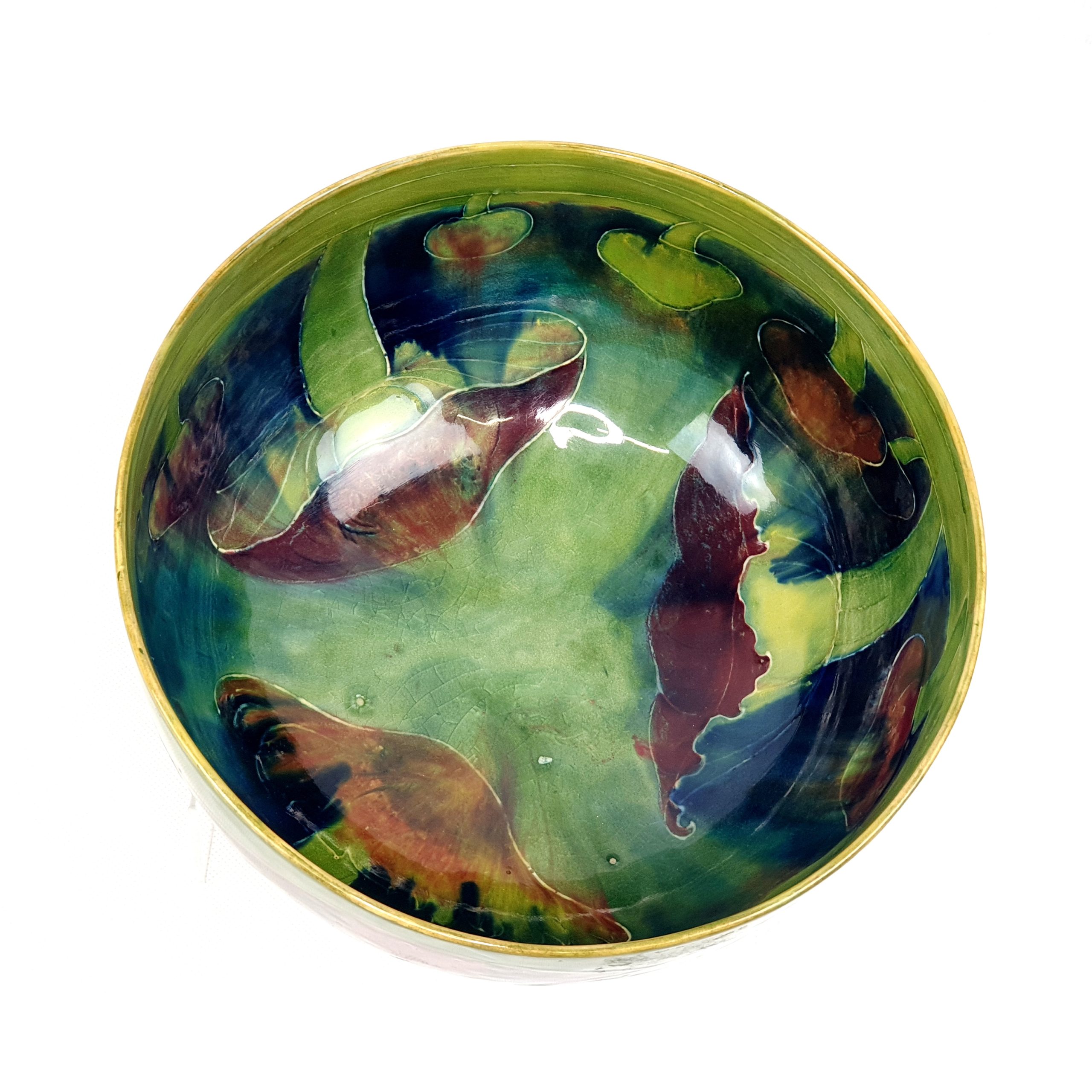 Circa 1910 William Moorcroft For Liberty & Co. Claremont Toadstool Bowl - Image 6