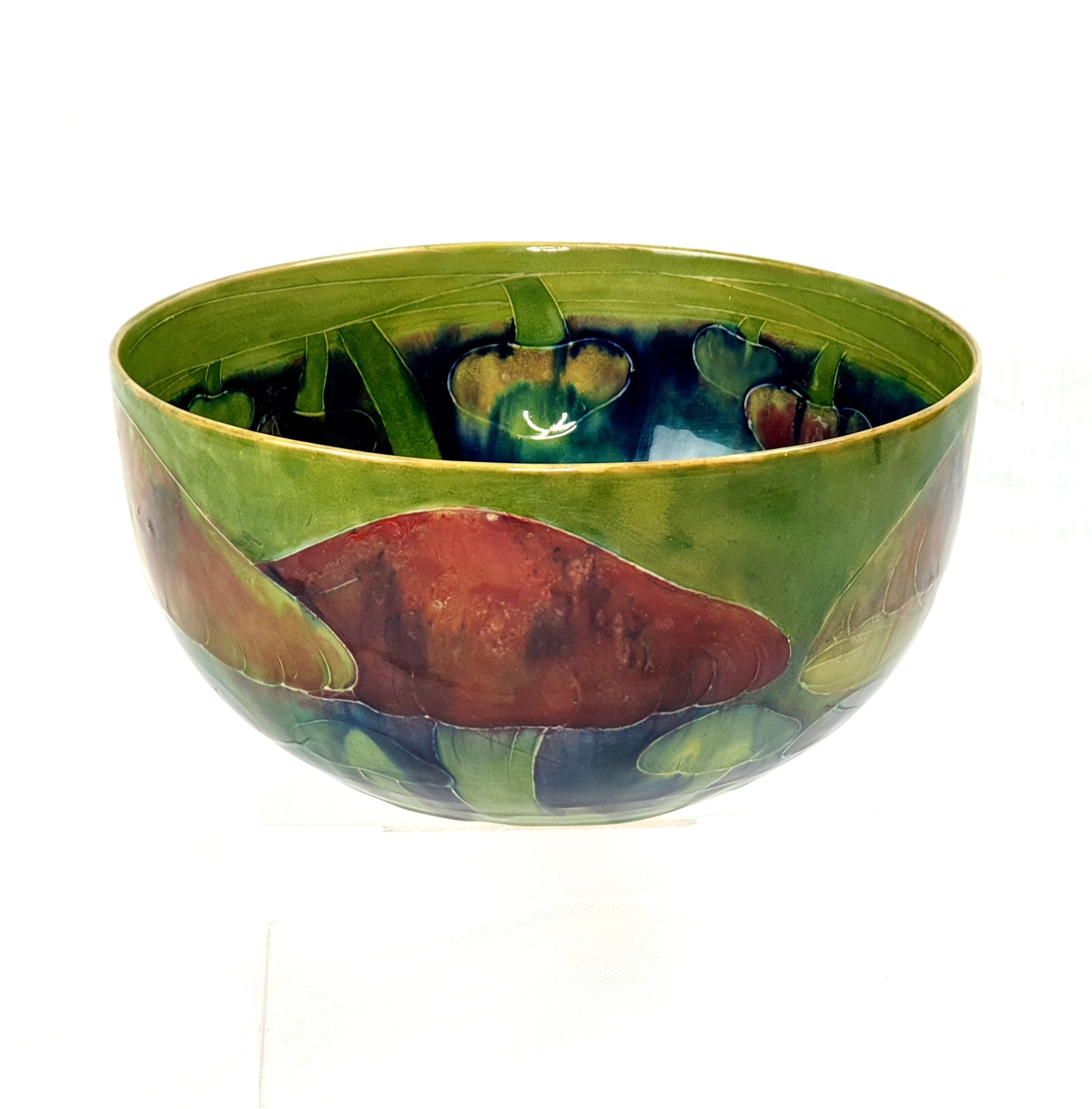 Circa 1910 William Moorcroft For Liberty & Co. Claremont Toadstool Bowl