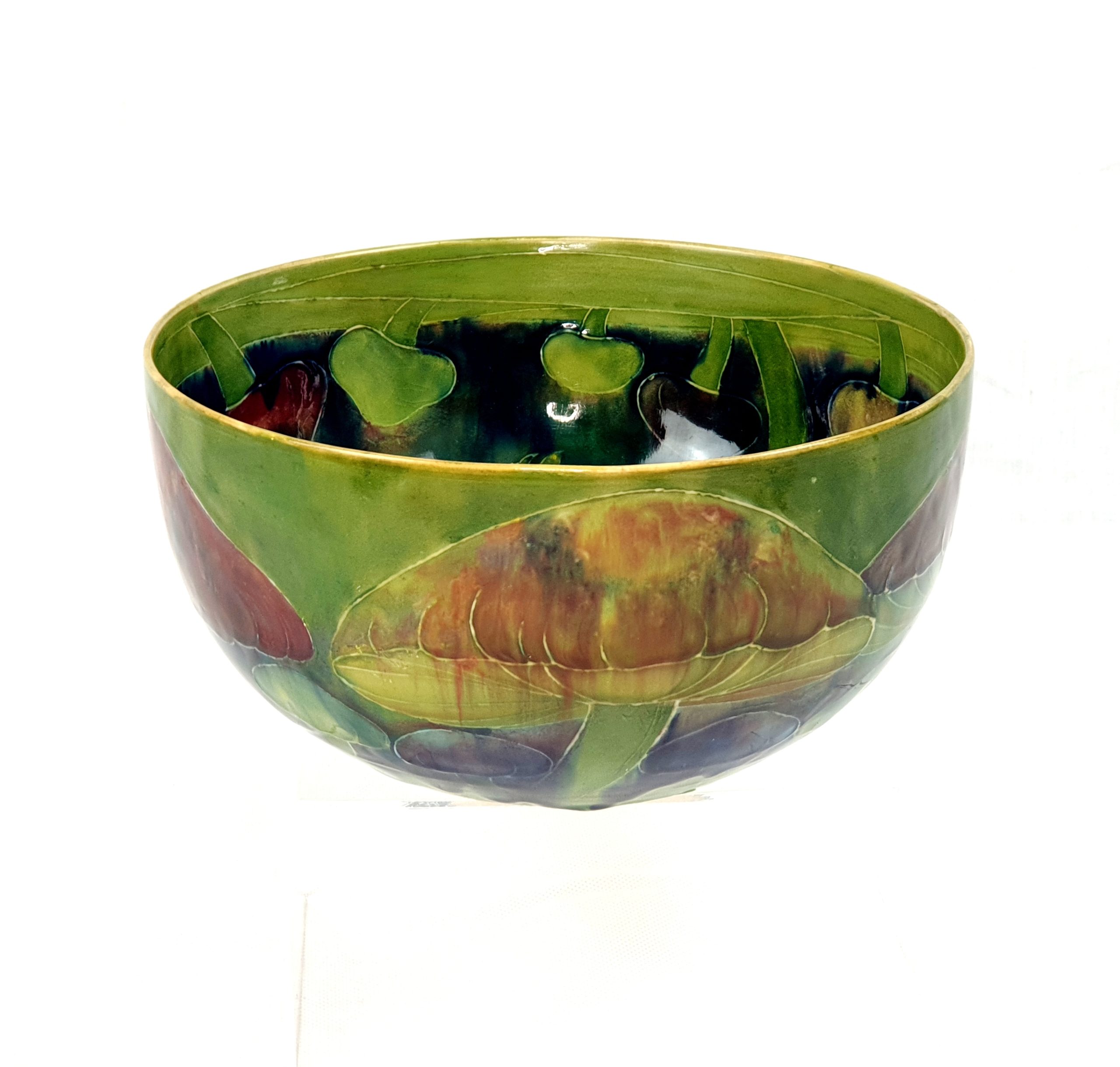 Circa 1910 William Moorcroft For Liberty & Co. Claremont Toadstool Bowl - Image 2