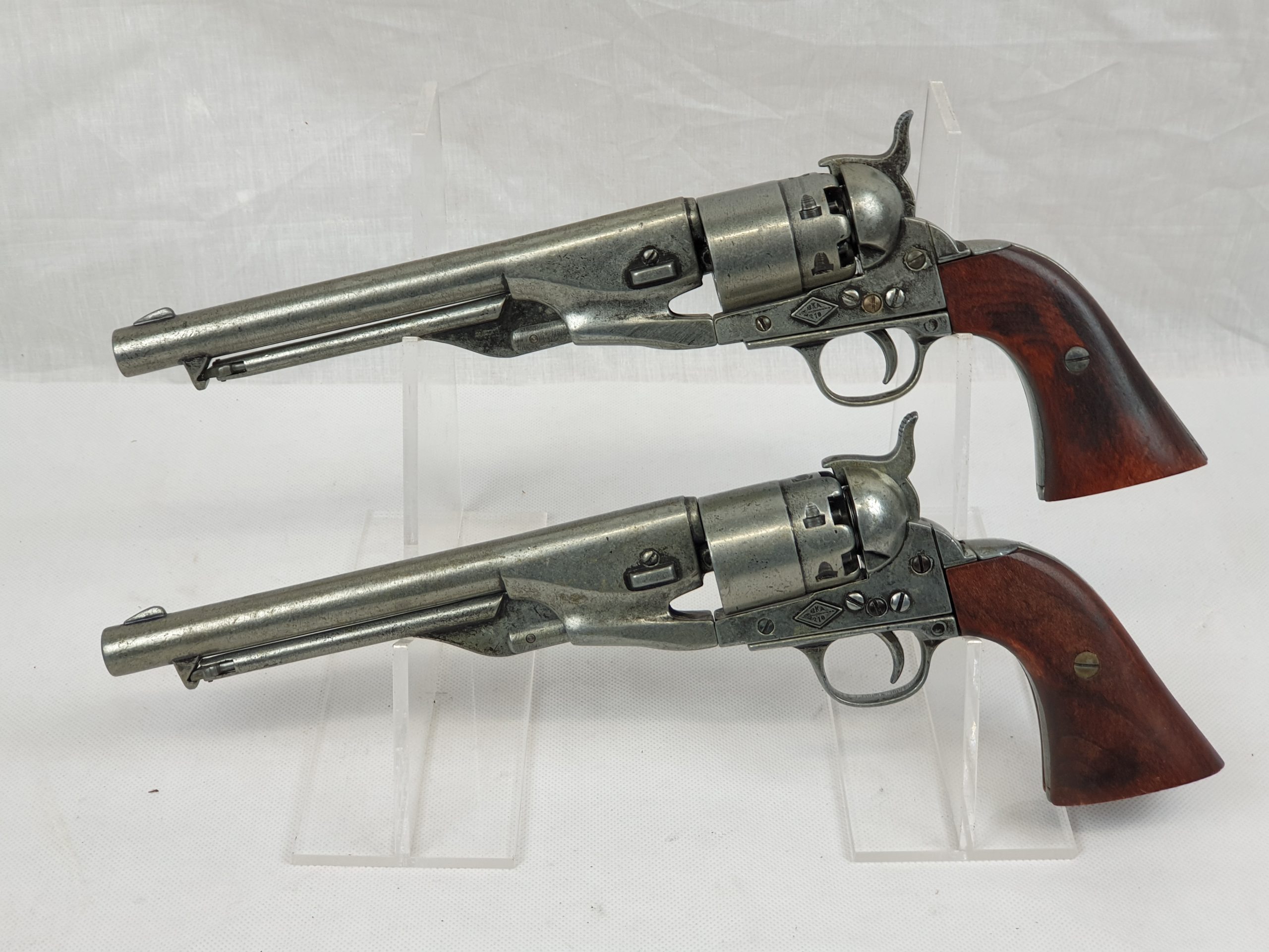 Pair Of BKA 218 Colt Army Copy Movie Prop Revolvers