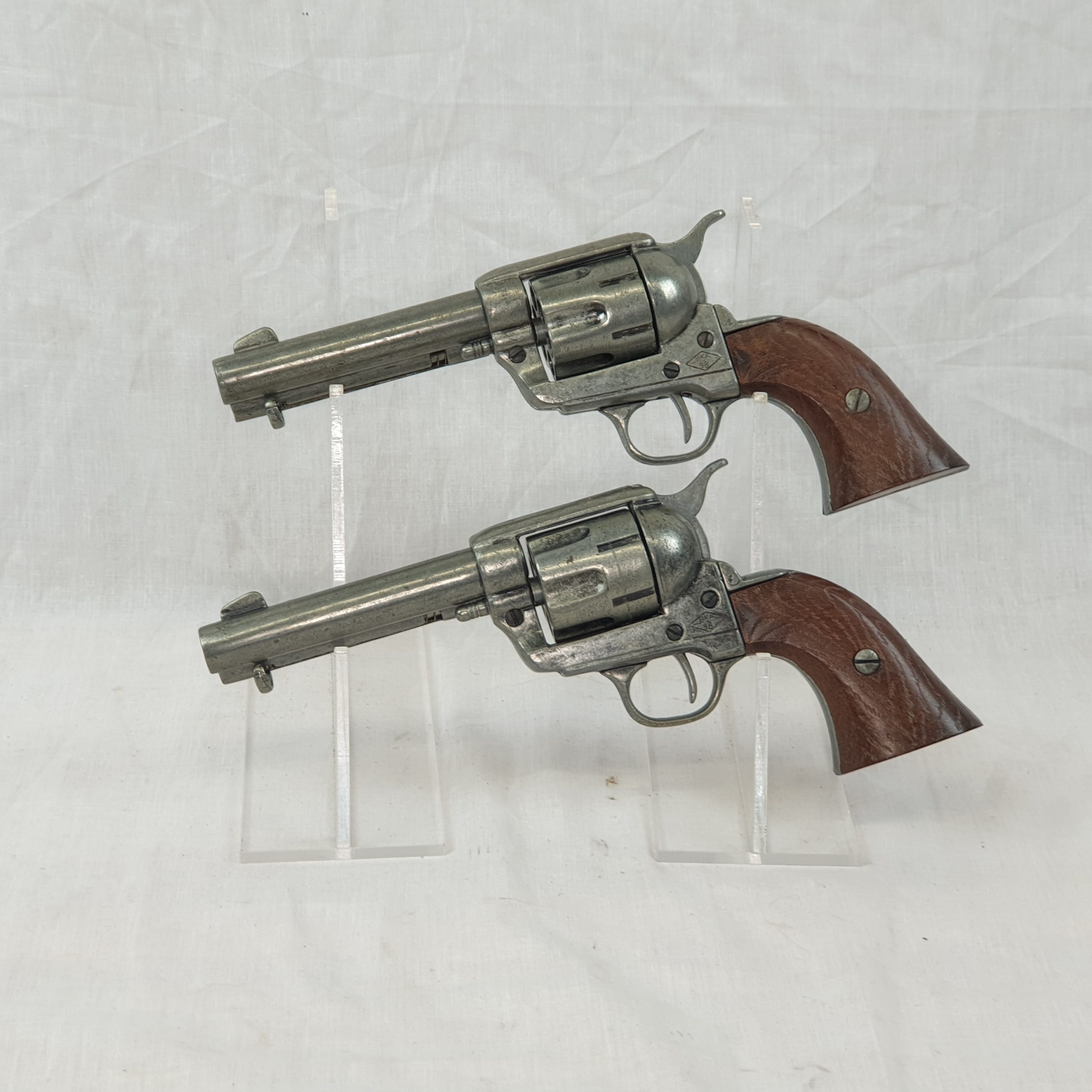 Pair Of BKA 218 Remington Copy Movie Prop Revolvers - Image 2