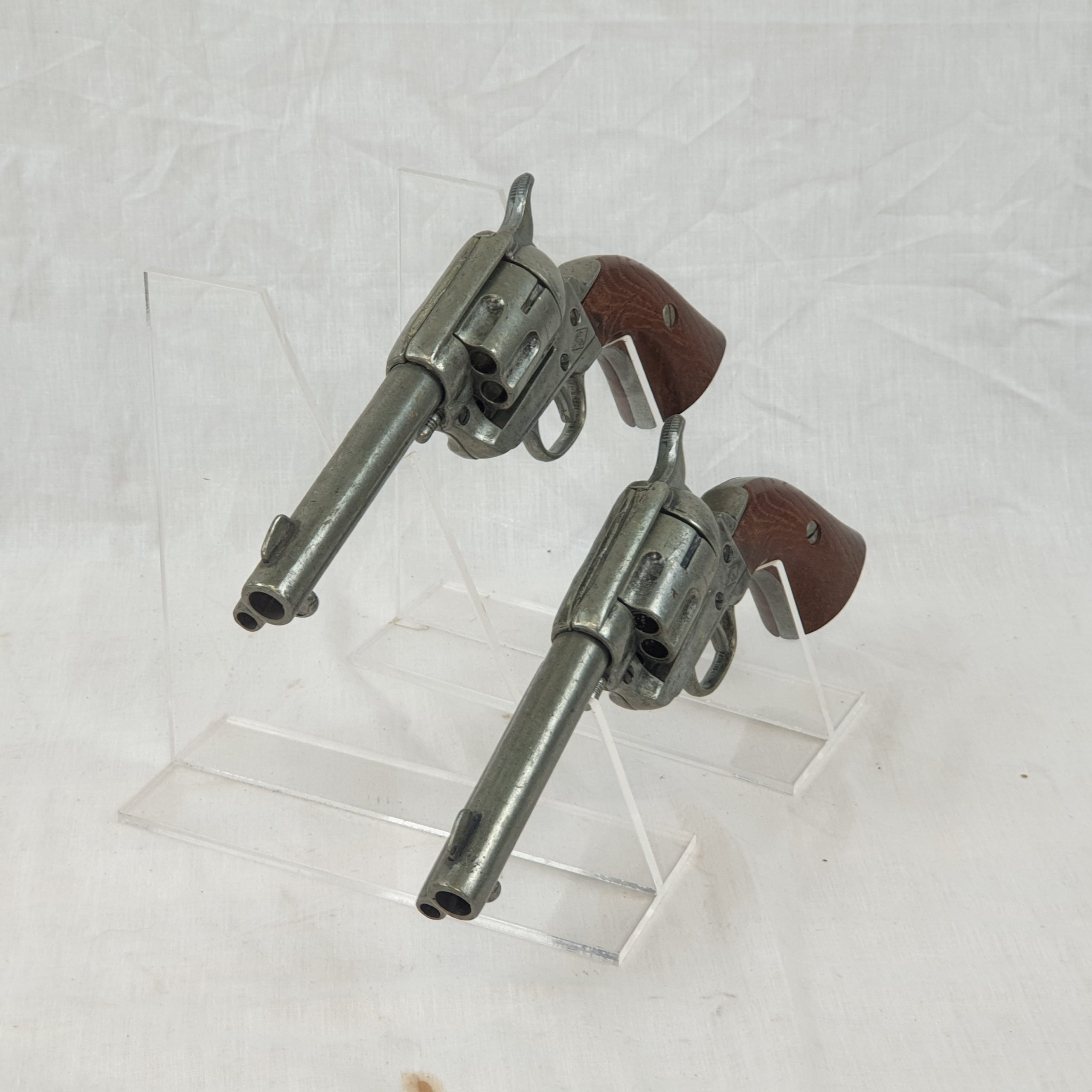 Pair Of BKA 218 Remington Copy Movie Prop Revolvers - Image 4