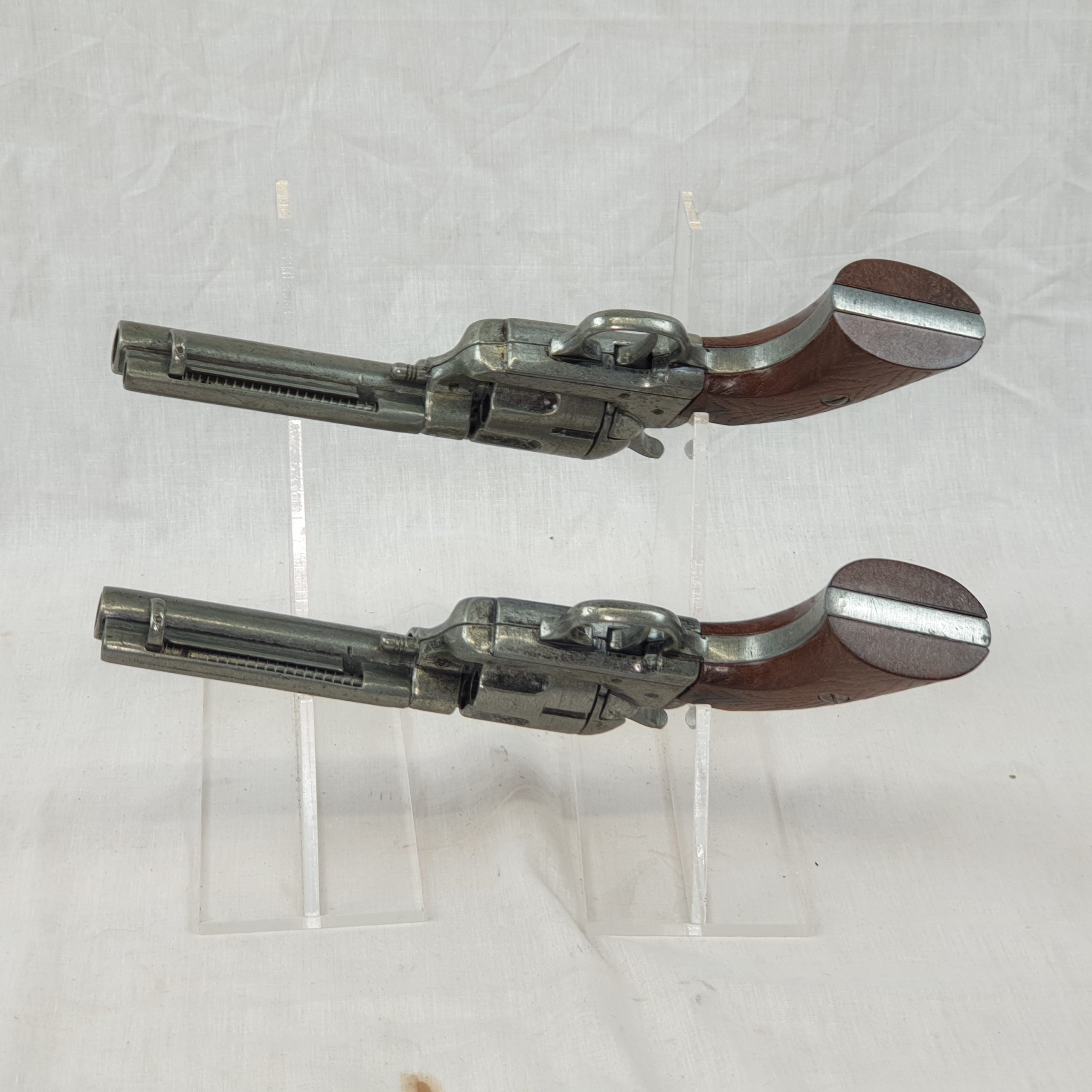 Pair Of BKA 218 Remington Copy Movie Prop Revolvers - Image 3