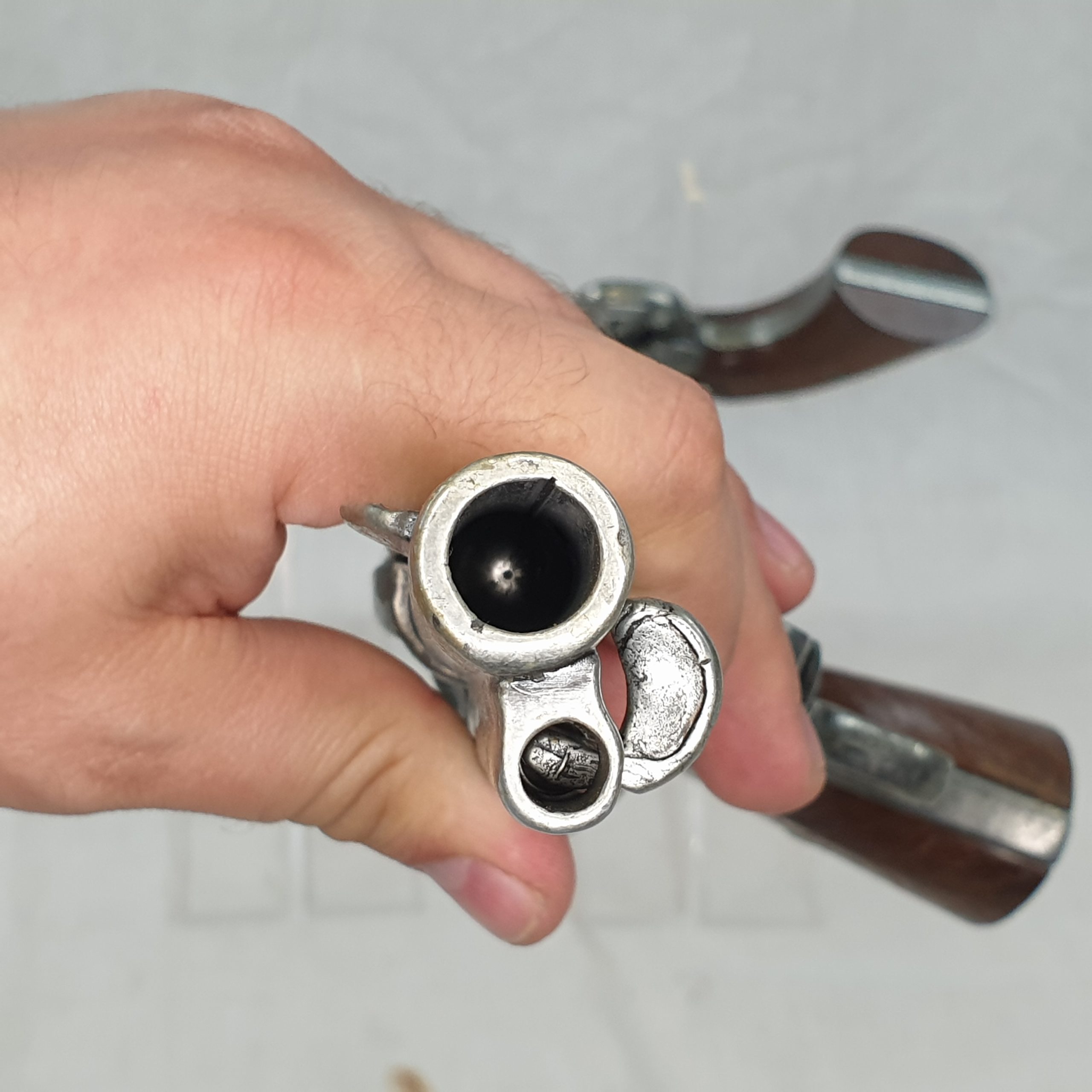 Pair Of BKA 218 Remington Copy Movie Prop Revolvers - Image 5