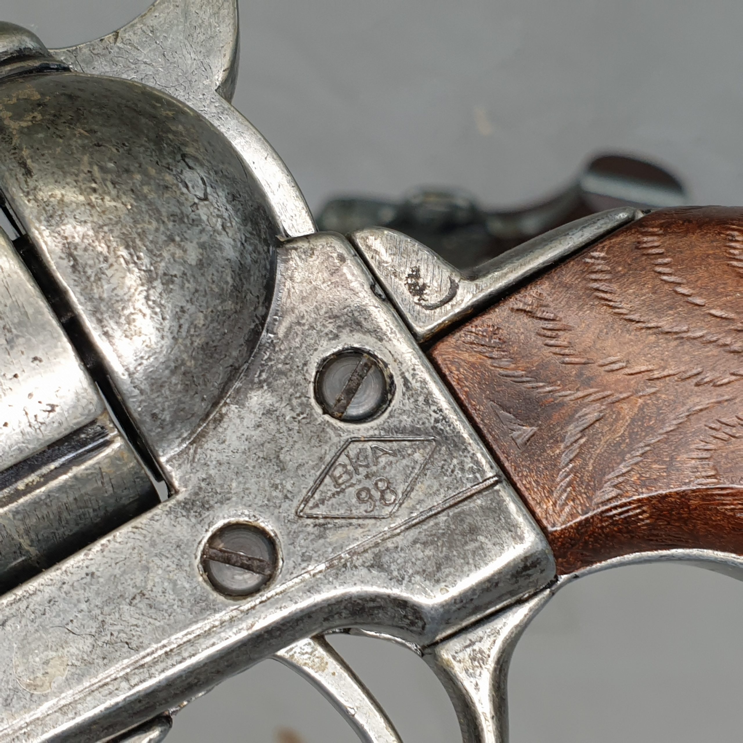 Pair Of BKA 218 Remington Copy Movie Prop Revolvers - Image 9