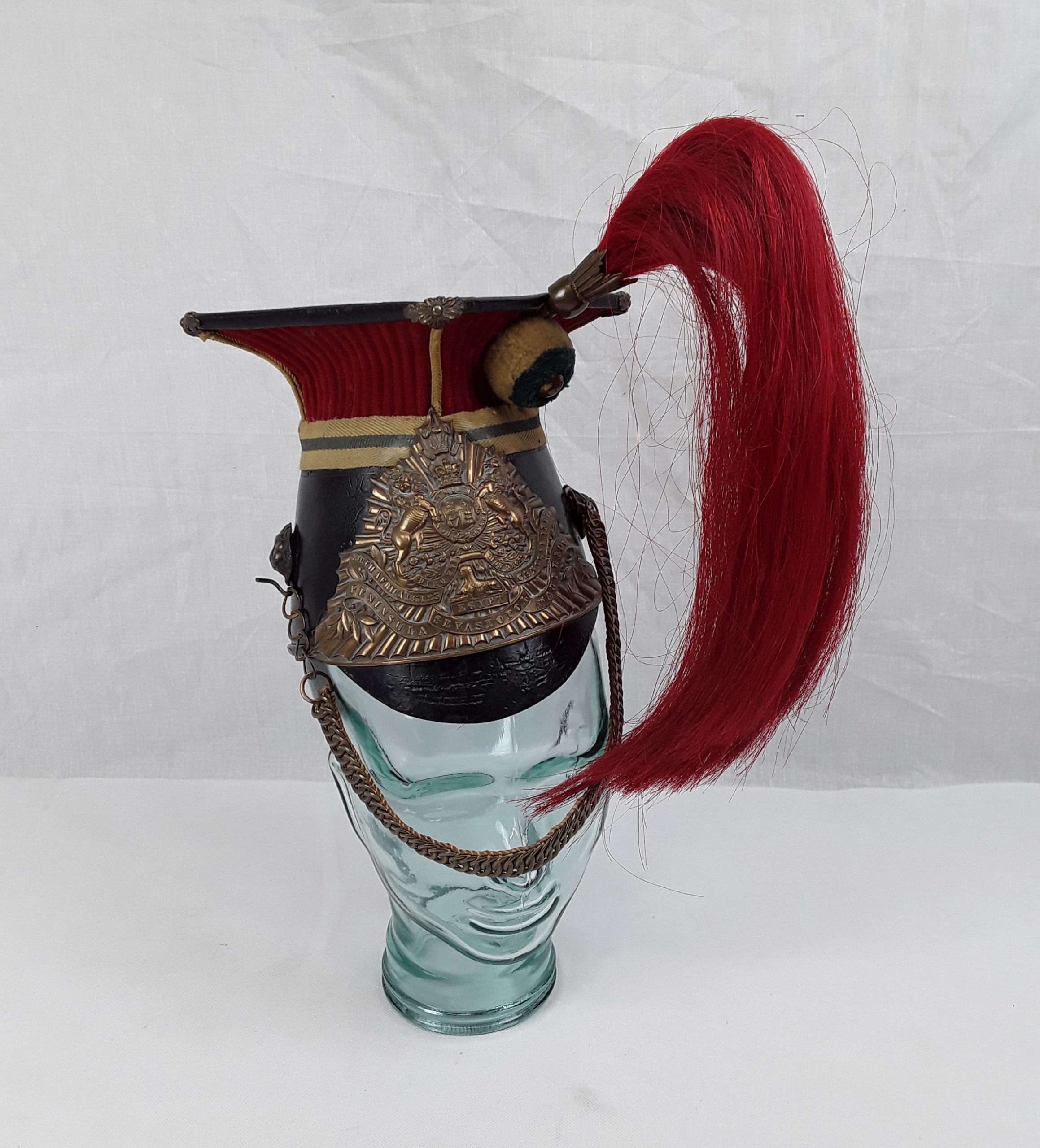 Victorian 12th Prince Of Wales Royal Lancers Other Ranks Cap Chapka Helmet