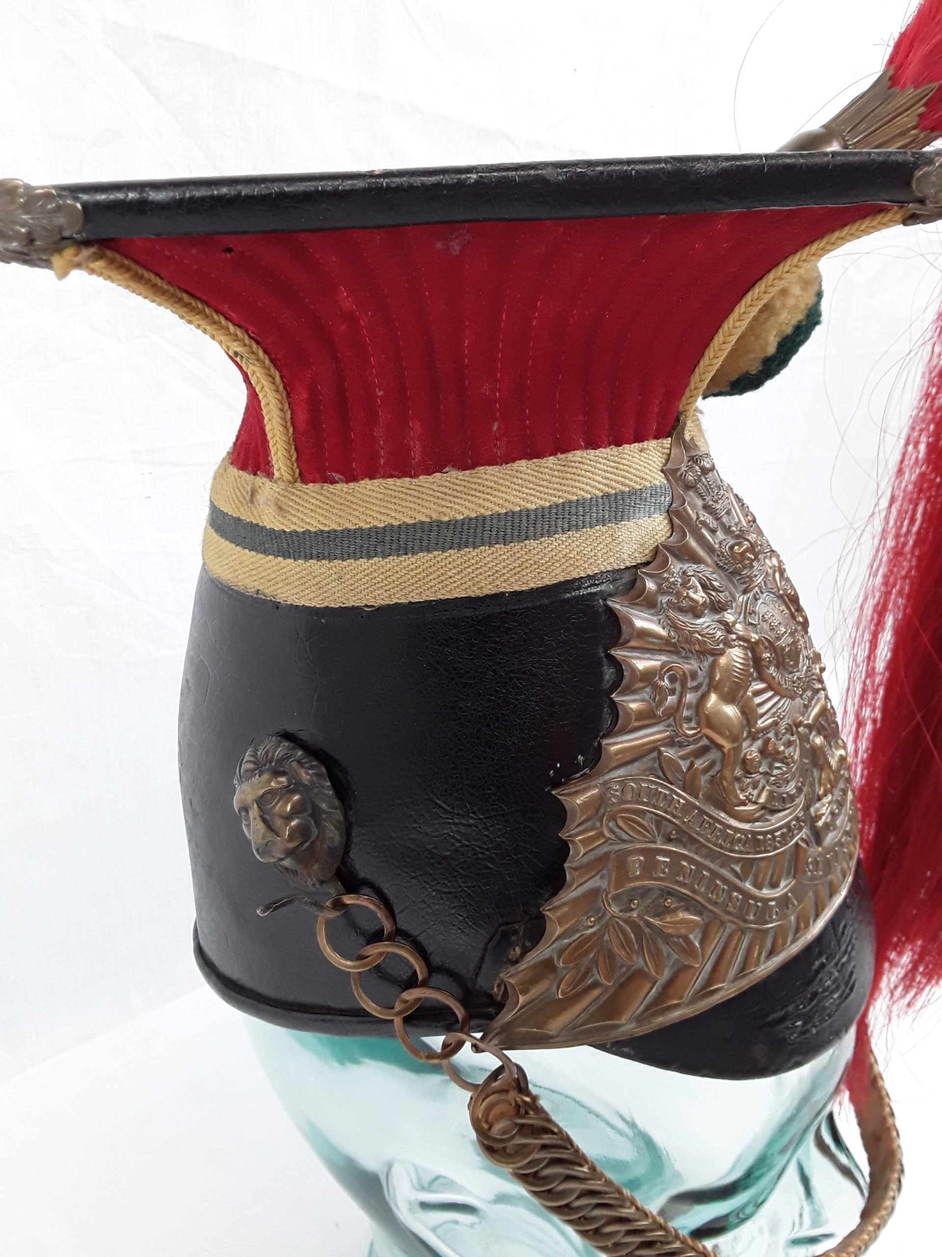 Victorian 12th Prince Of Wales Royal Lancers Other Ranks Cap Chapka Helmet - Image 4