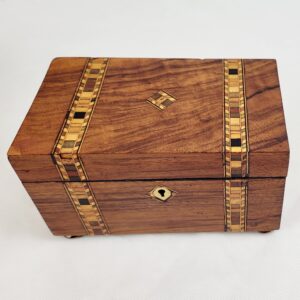 Victorian Marquetry Tea Caddy