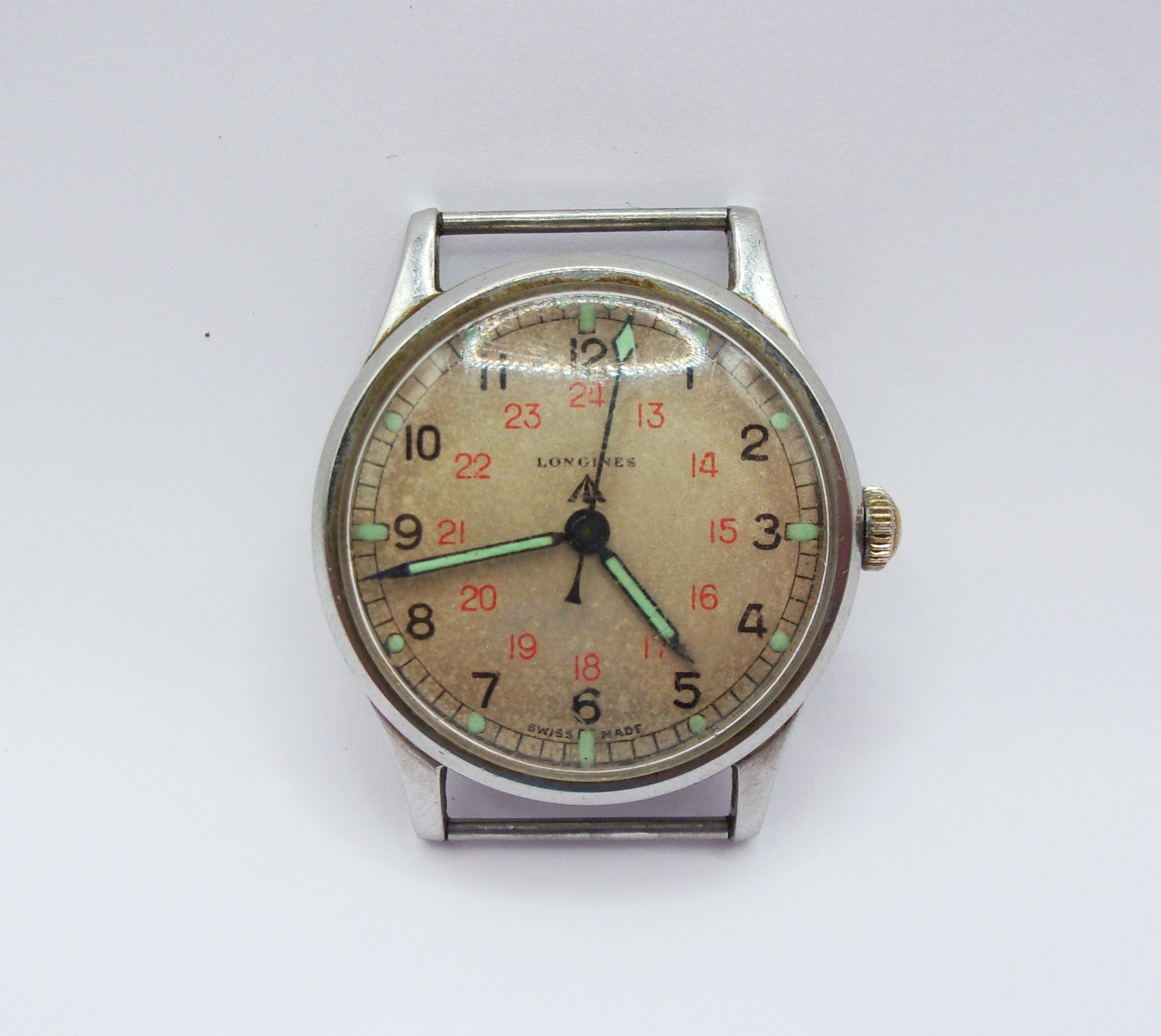 WW2 Longines CAL.12L Military Watch