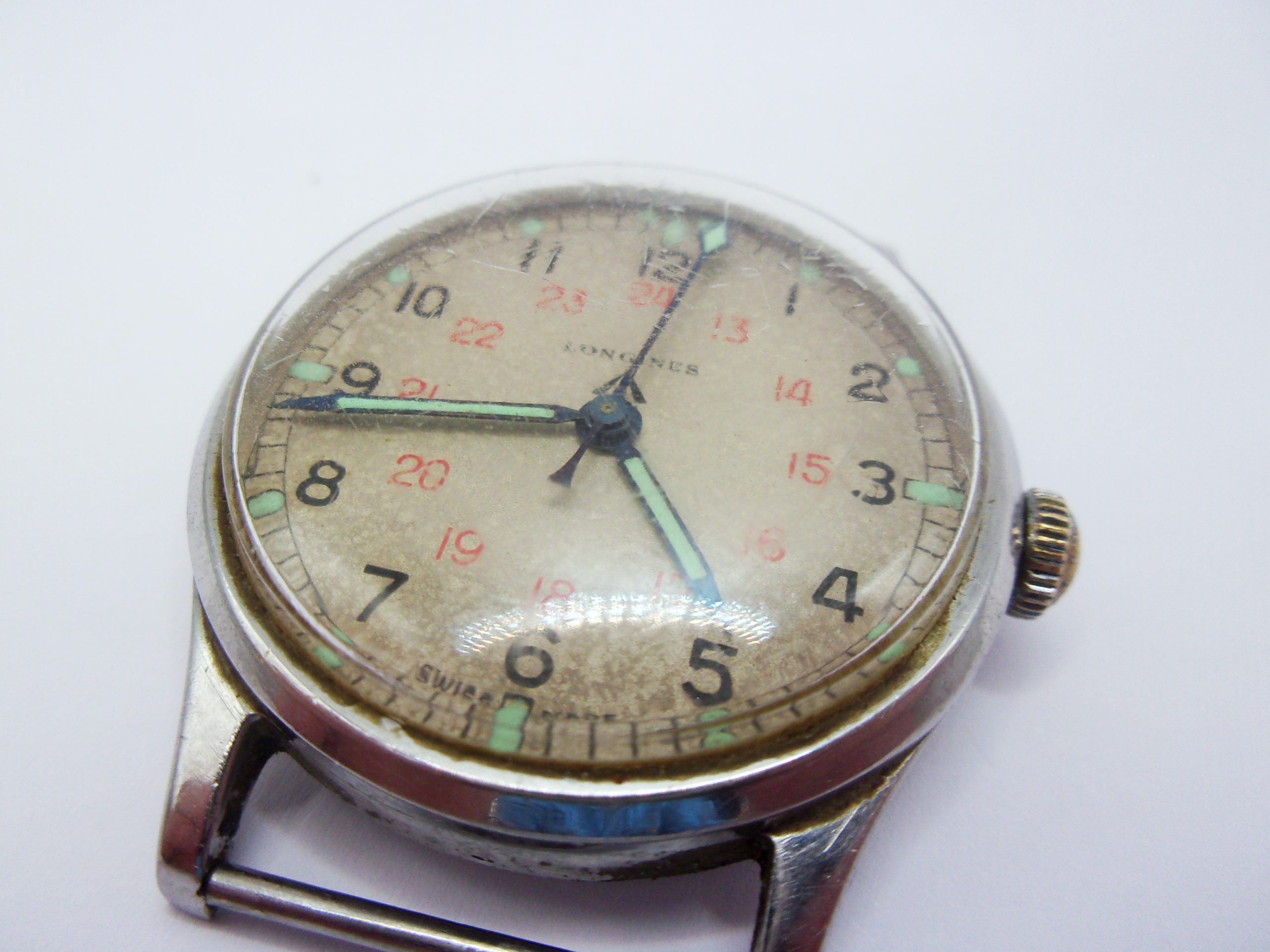 WW2 Longines CAL.12L Military Watch - Image 3