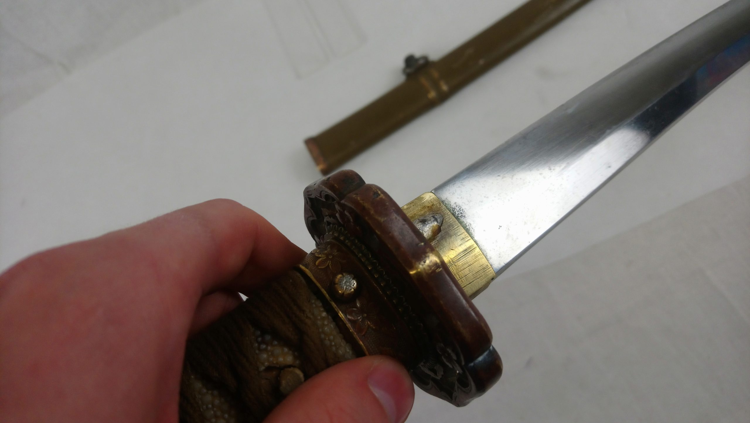 1943 Japanese Factory Made Shin Gunto Katana - Image 7