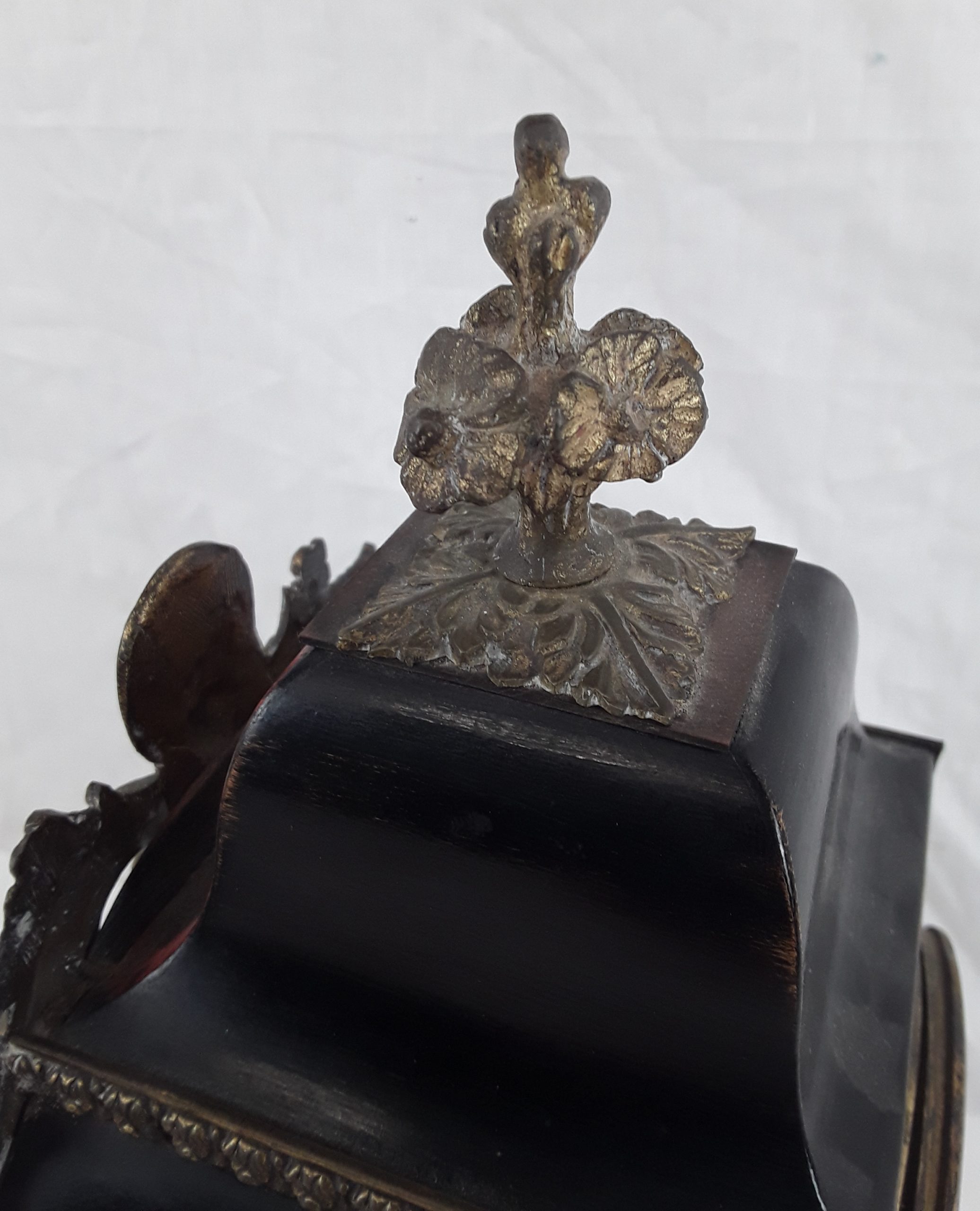 19th Century Striking French Boulle Work Mantel Clock 8 Day Movement By Samuel Marti - Image 14