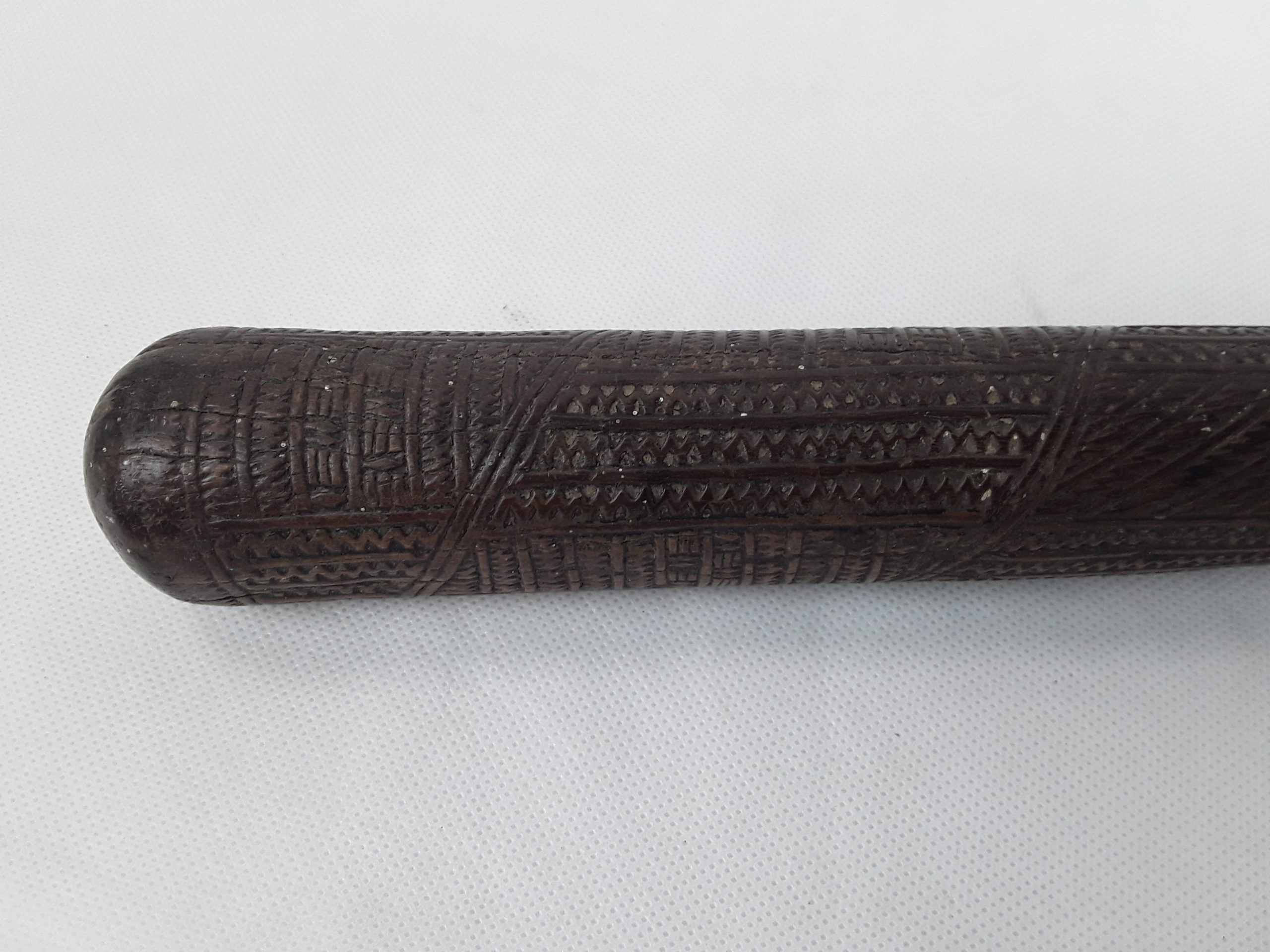 19th Century Tongan Ironwood Aku Pouai Pole Club - Image 4