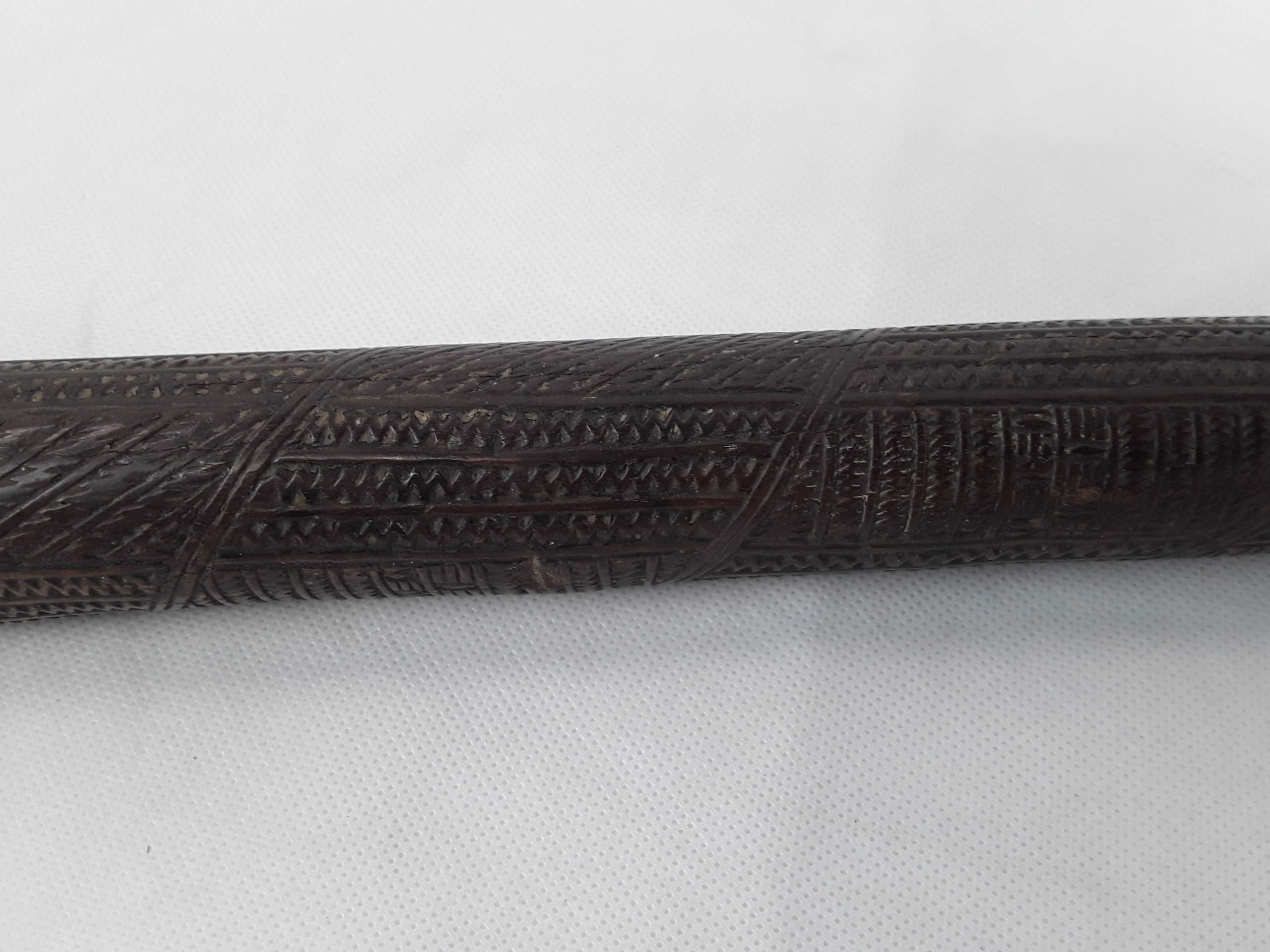 19th Century Tongan Ironwood Aku Pouai Pole Club - Image 3