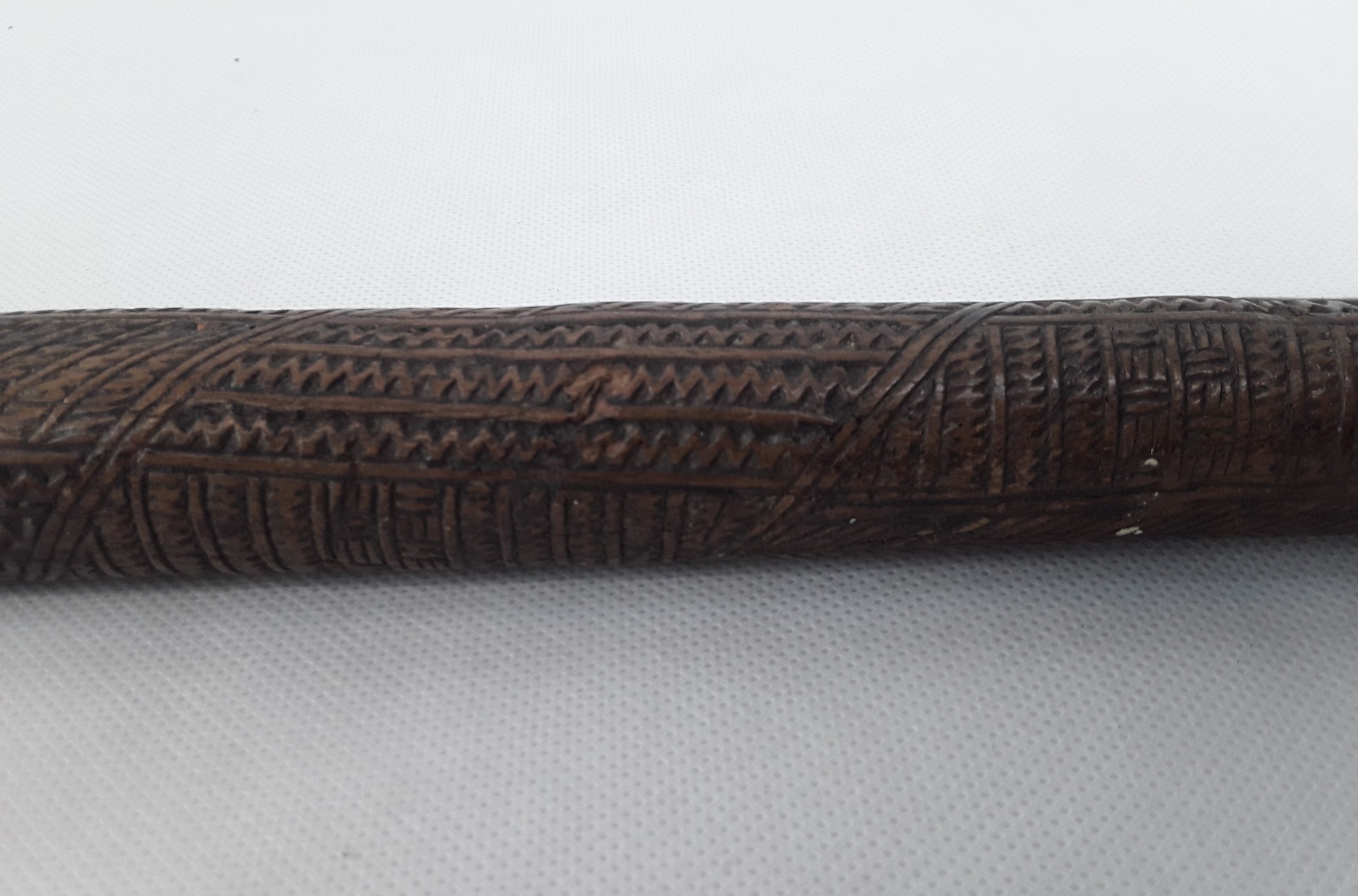 19th Century Tongan Ironwood Aku Pouai Pole Club - Image 5