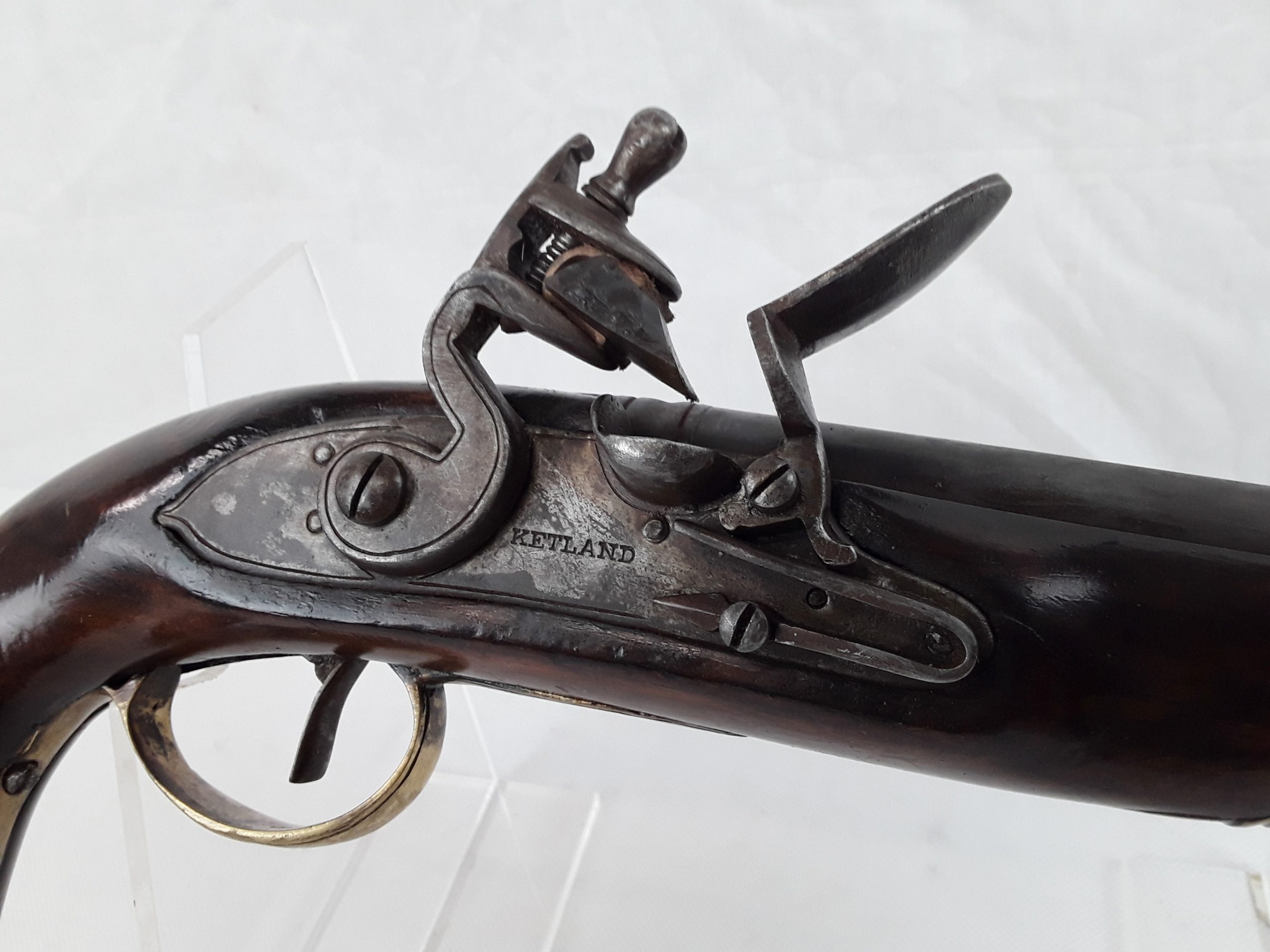 Circa 1800 Ketland Volunteer Light Dragoon Flintlock Pistol - Image 2