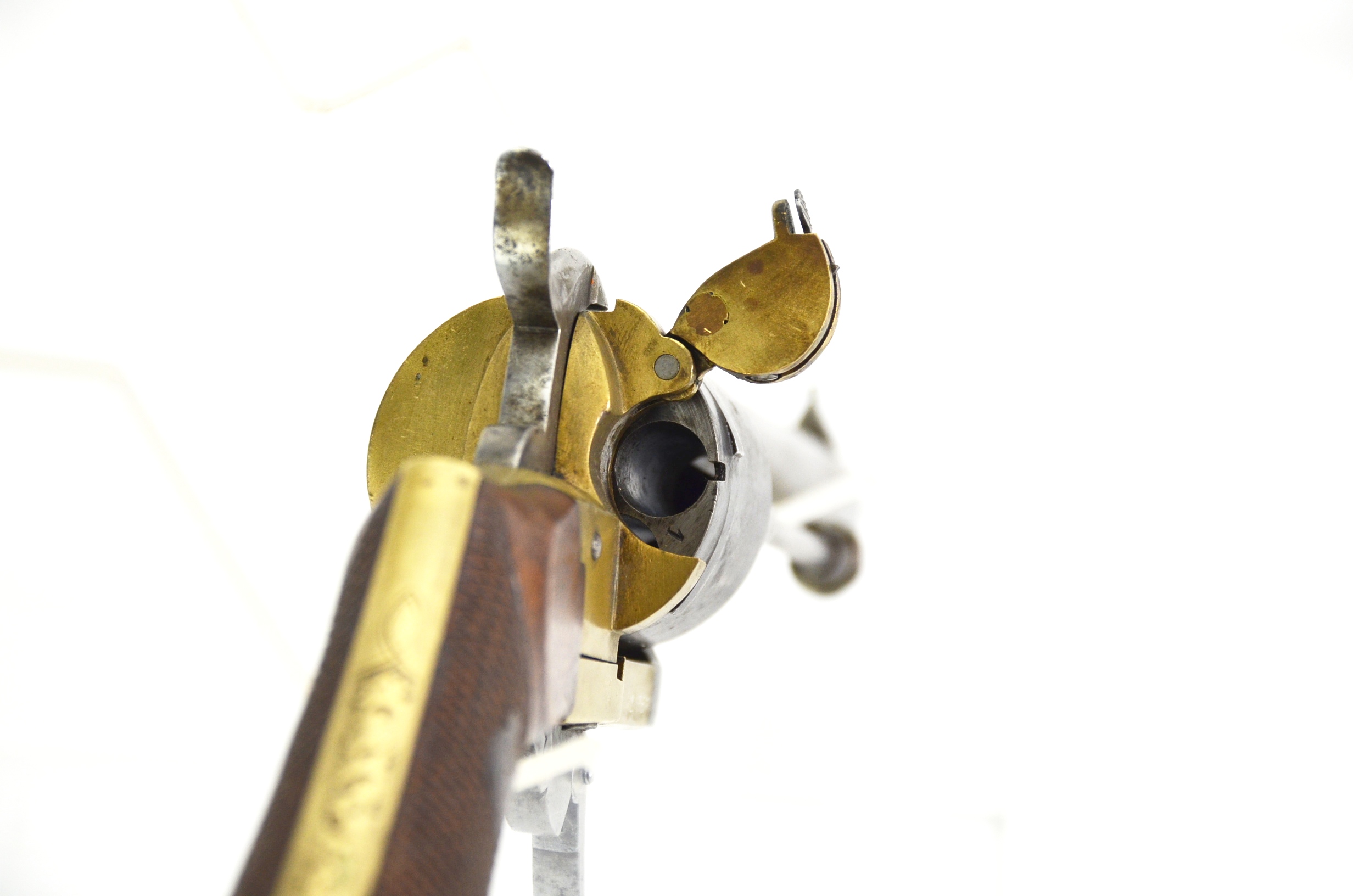 A German 6 shot 12mm Lefaucheux double action pinfire revolver, number 18868, c 1865. - Image 5