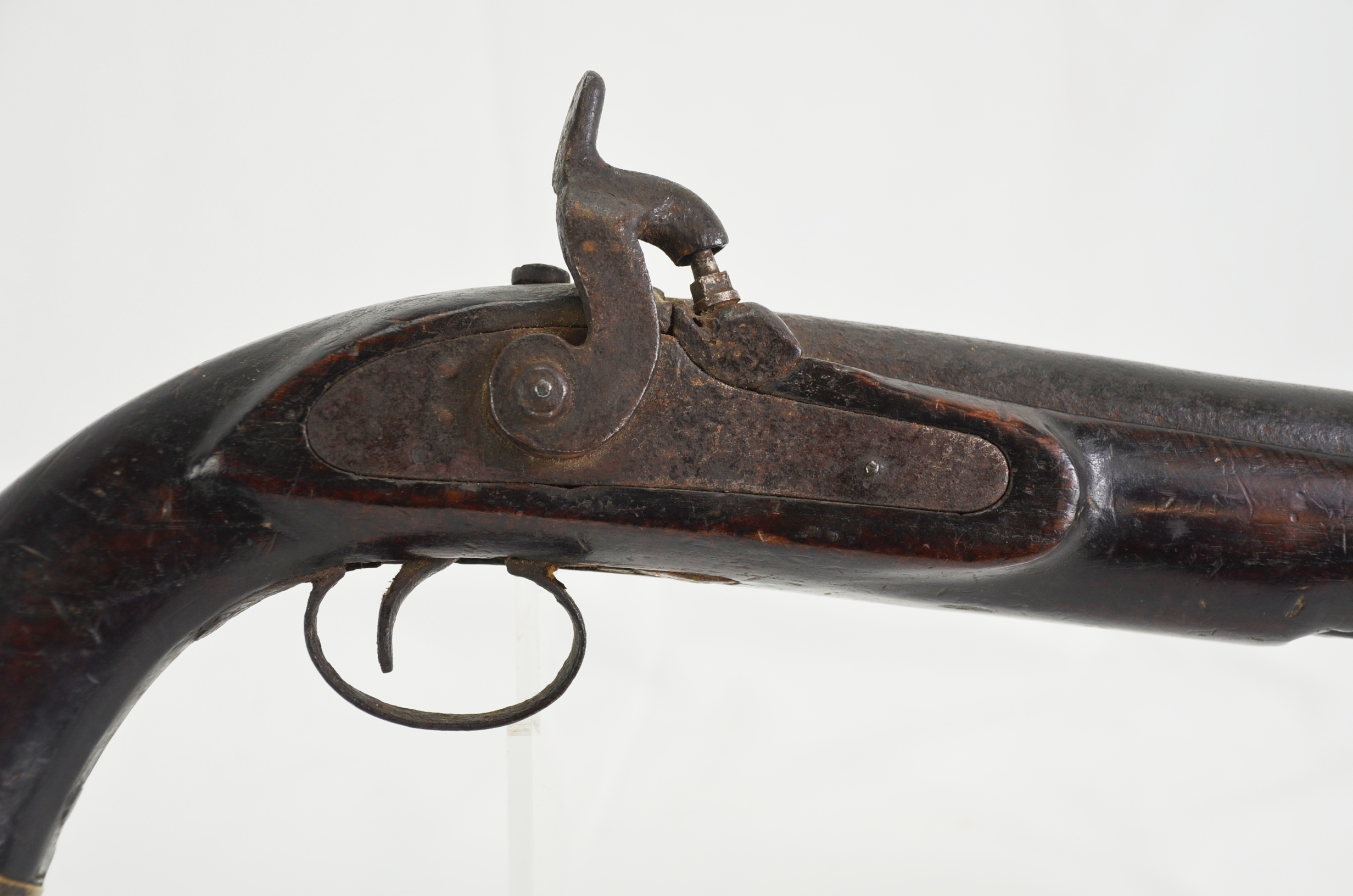 Large 2cm Bore Percussion Manstopper 19th Century Pistol - Image 8