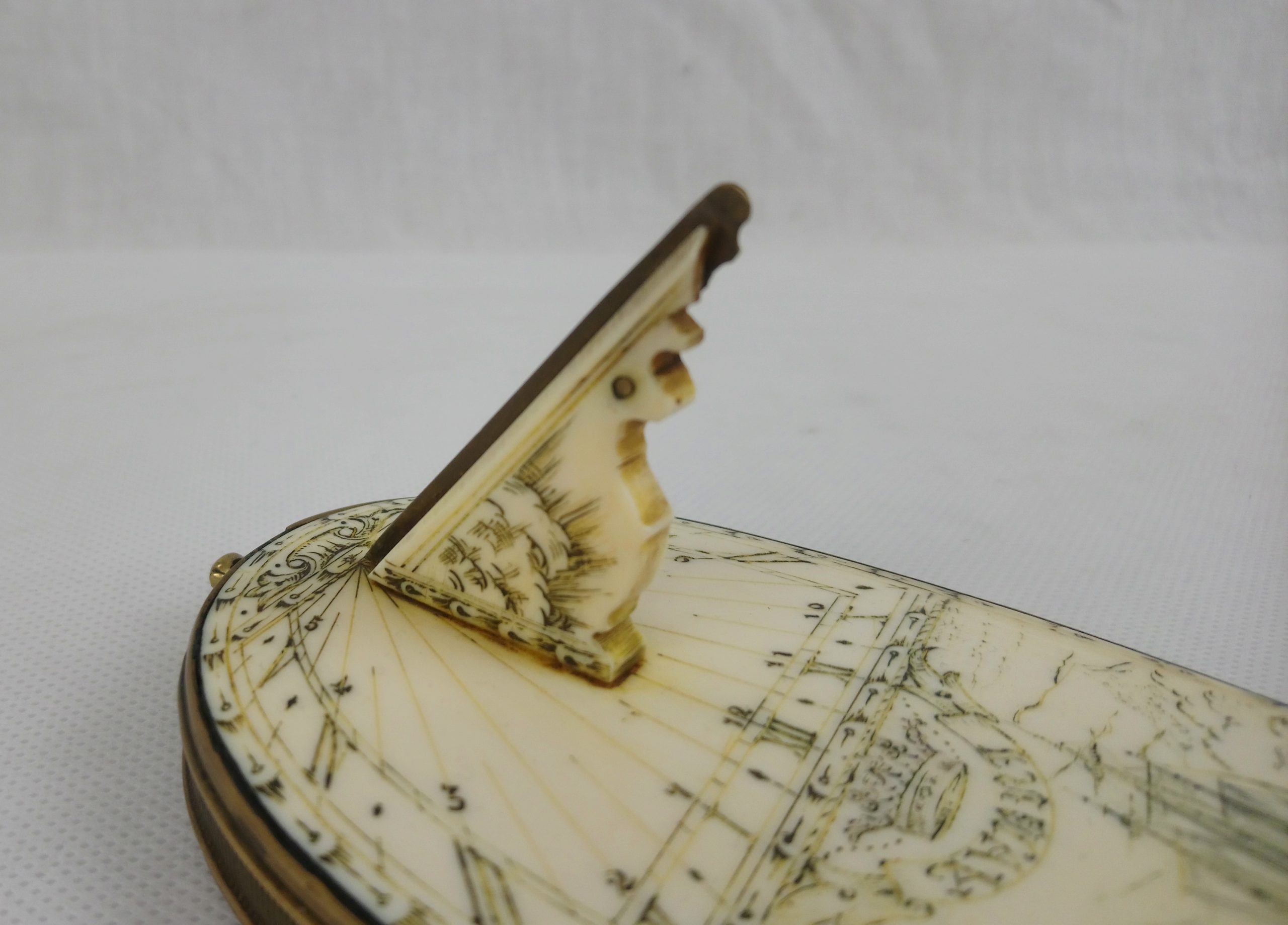 Early 18th Century Scrimshaw Sundial Attributed To Thomas Tuttell - Image 6