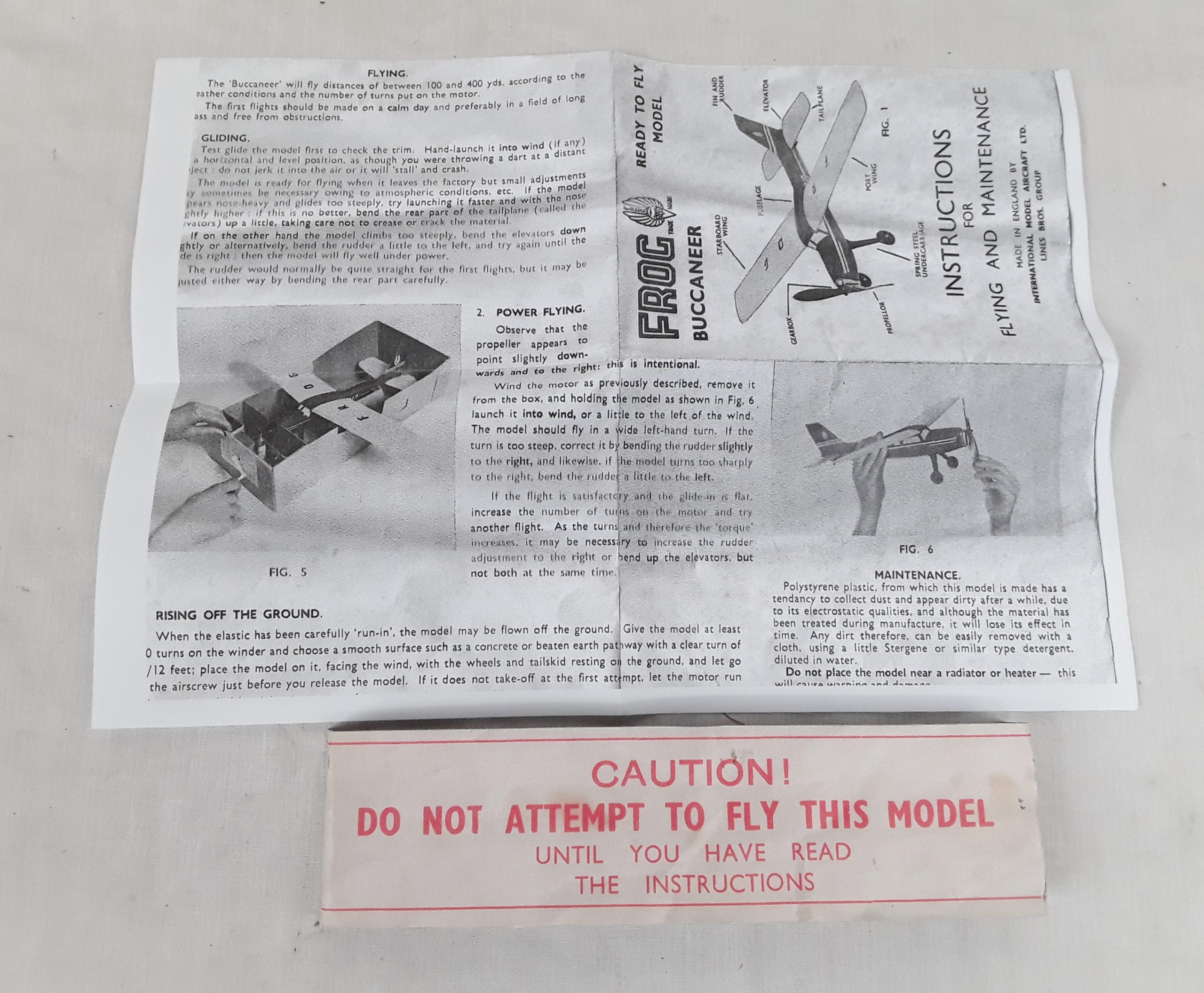 1960's Frog Buccaneer Aircraft Model Kit - Image 9
