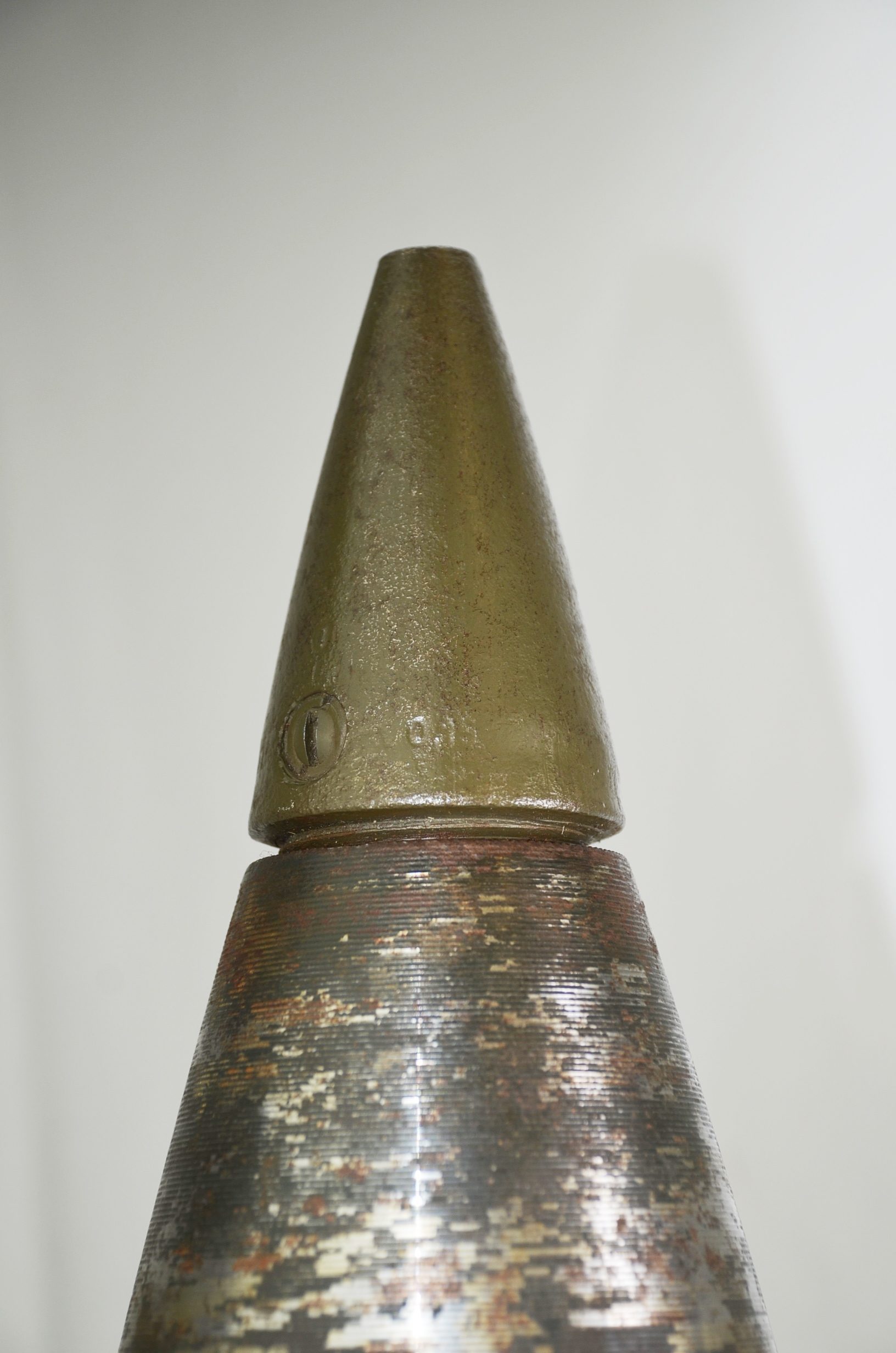 WW2 German 15.2cm Howitzer Shell with Waffenamt Rare Item - Image 7