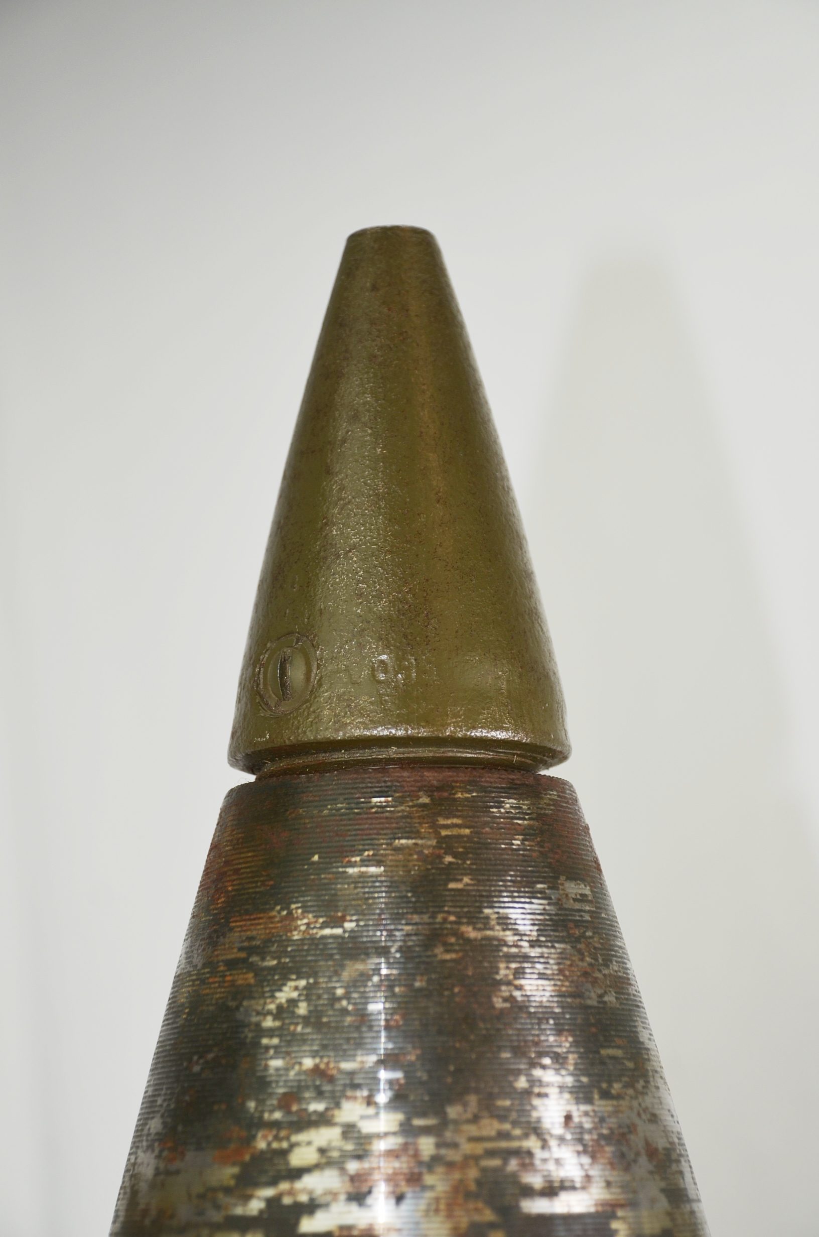 WW2 German 15.2cm Howitzer Shell with Waffenamt Rare Item - Image 8