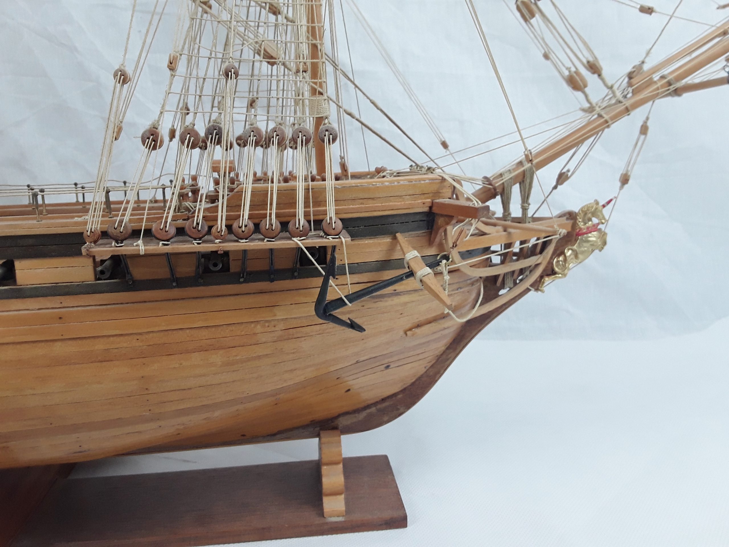 Royal Navy Frigate HMS Unicorn 1747 Model - Image 11