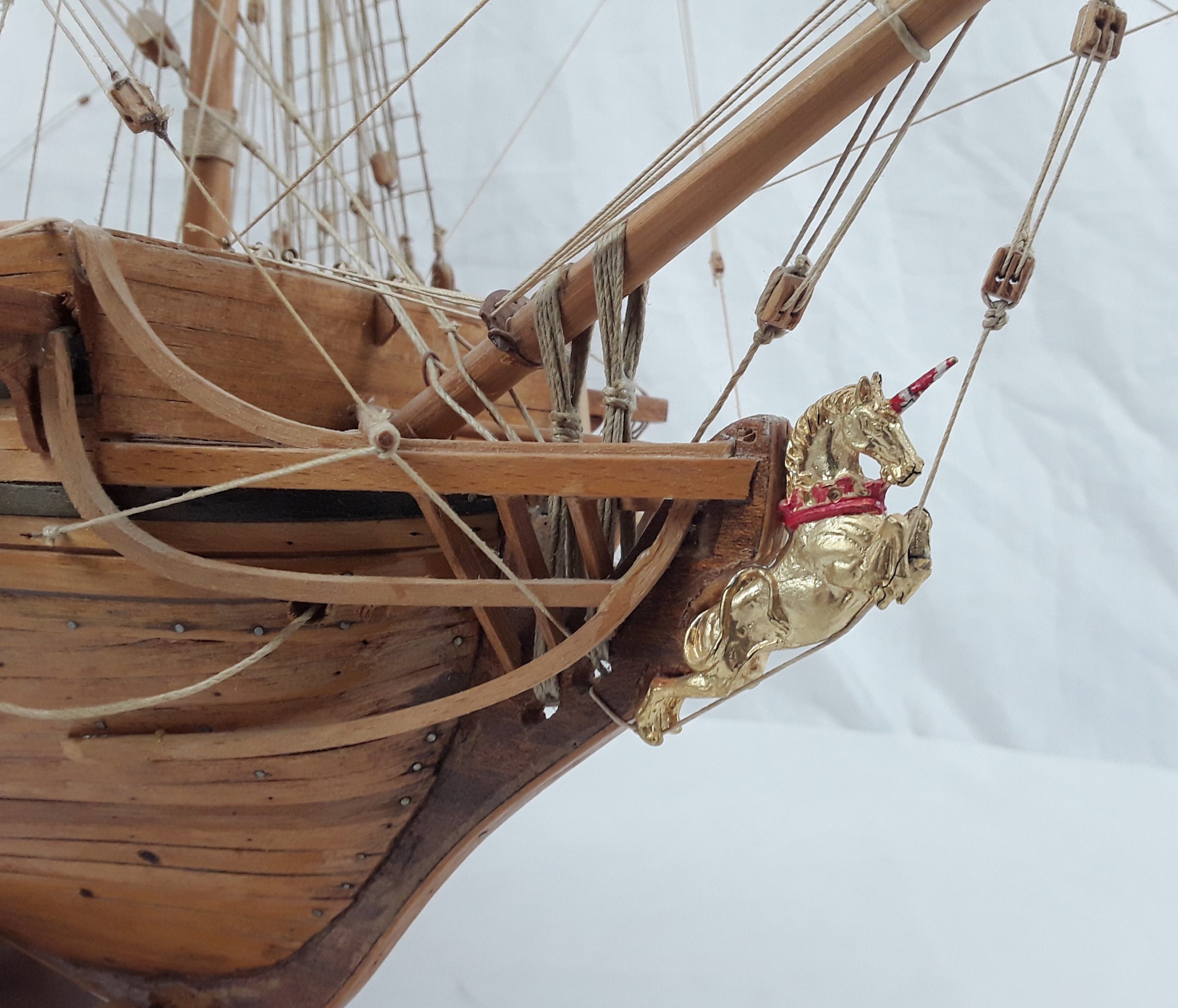 Royal Navy Frigate HMS Unicorn 1747 Model - Image 14