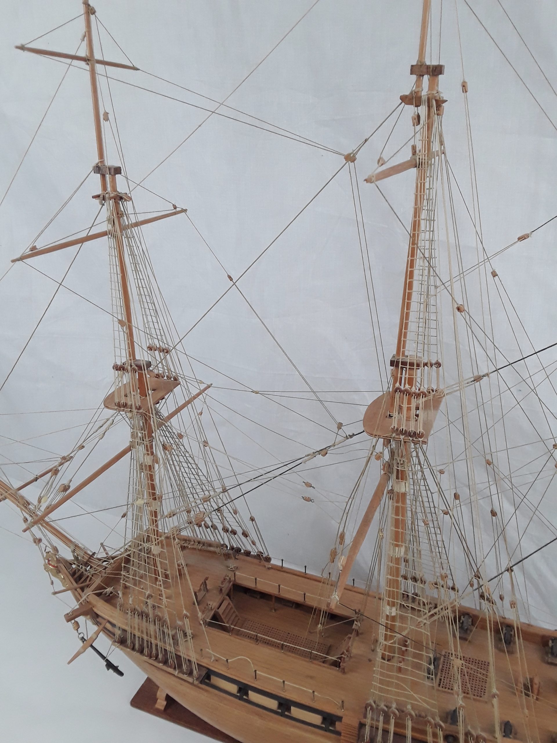 Royal Navy Frigate HMS Unicorn 1747 Model - Image 6