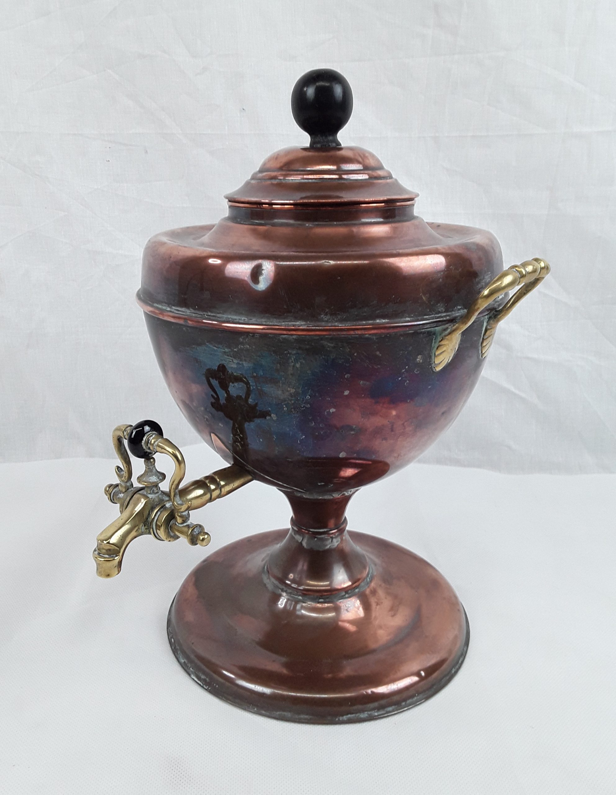 Victorian Copper & Brass Hot Water Urn - Samovar